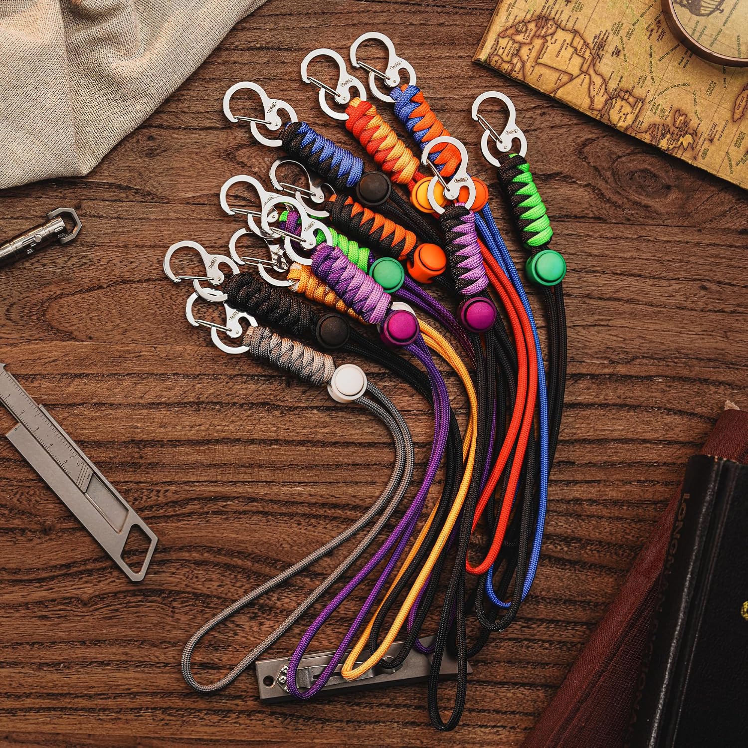 Thumbnail 6 de KeyUnity KC01 paracord carabiner keychain 11.34in