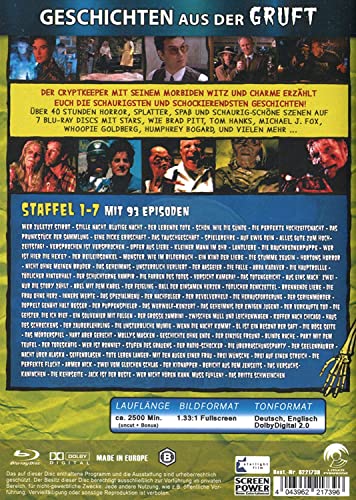 Detalle de Geschichten aus der Gruft – Die komplette Serie (UNCUT Edition), 93 Episoden – 7-BD Collection von Horror Classic Movies