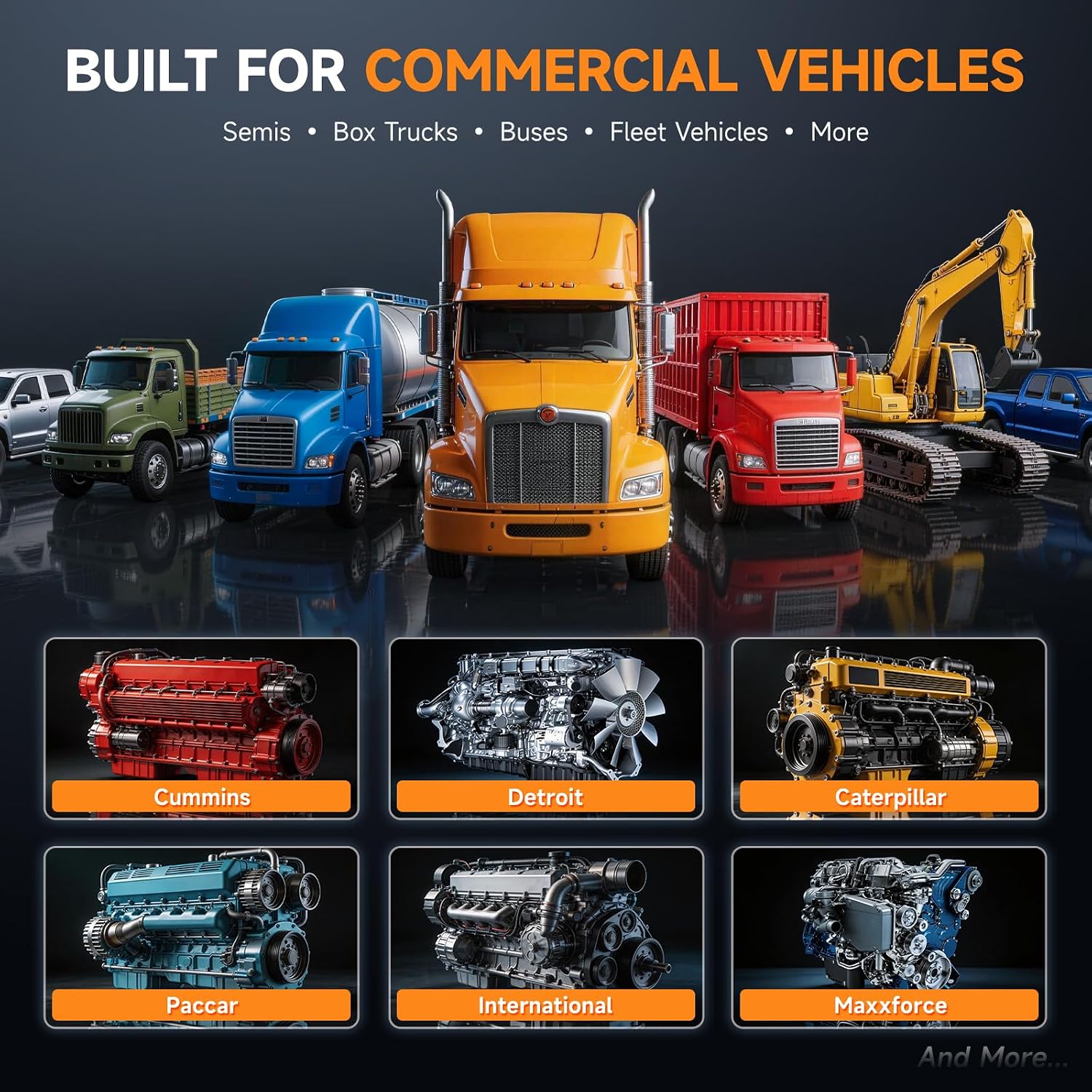 Thumbnail 6 de FOXWELL HD301 Heavy Duty Truck Scanner: Full System Diesel Diagnostic Tool