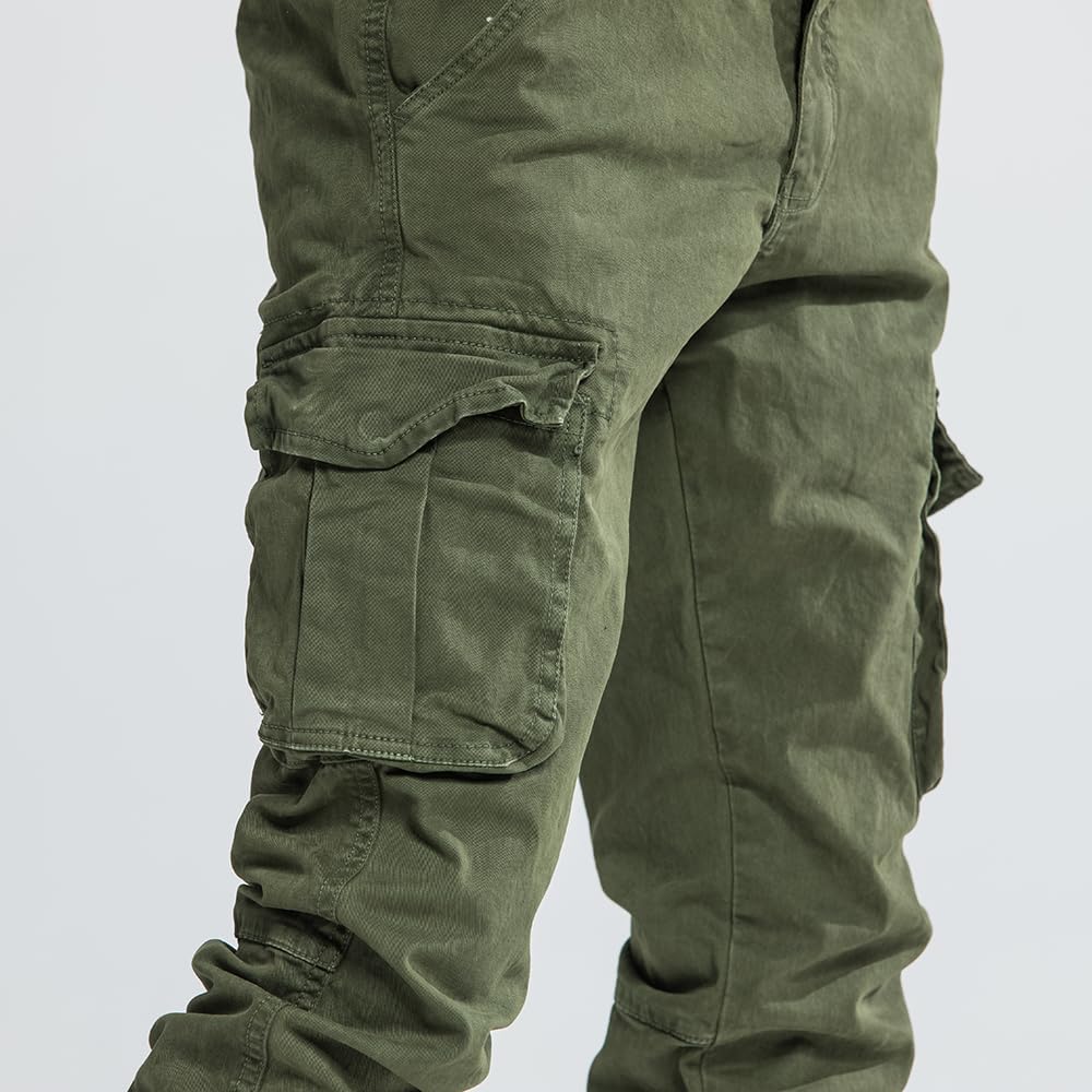 Thumbnail 4 de TONY BACKER G6551 Pantaloni cargo uomo casual