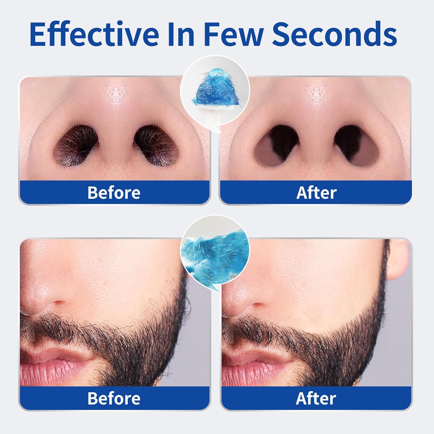Thumbnail 3 de Kit ceretta per naso e orecchie Nose Wax da 50 g con coppetta in silicone e applicatori