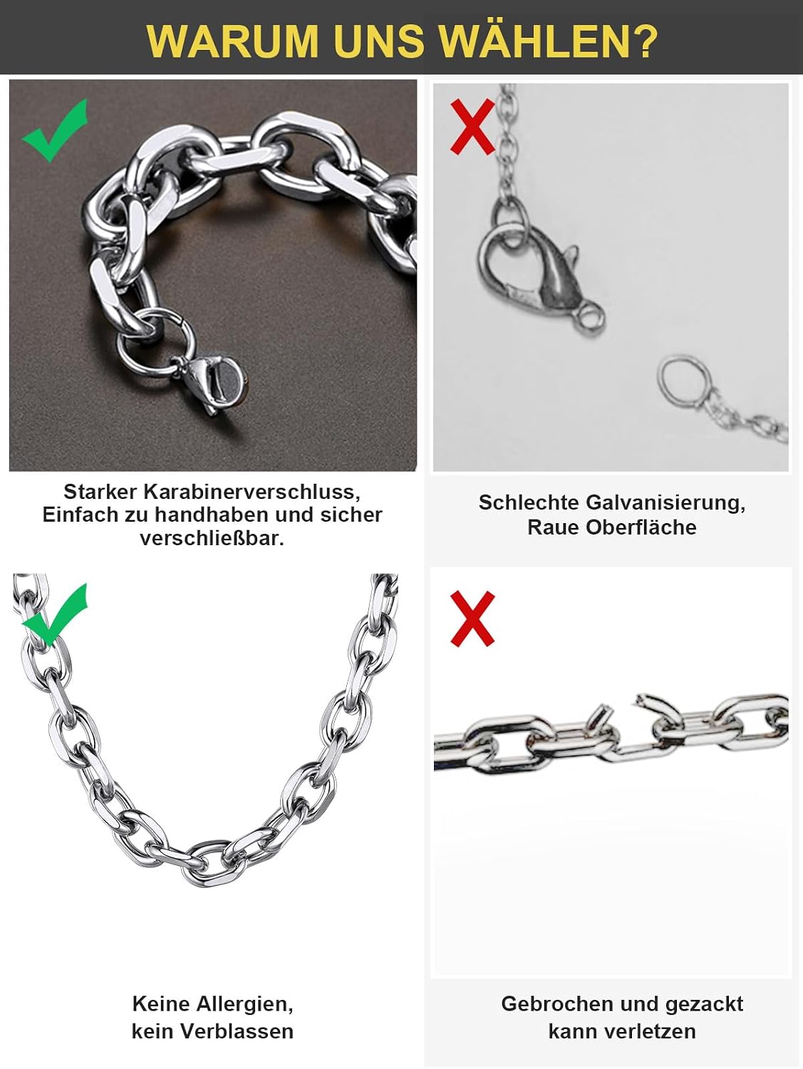 Thumbnail 5 de ChainsHouse Rolokette 3 mm 55 cm