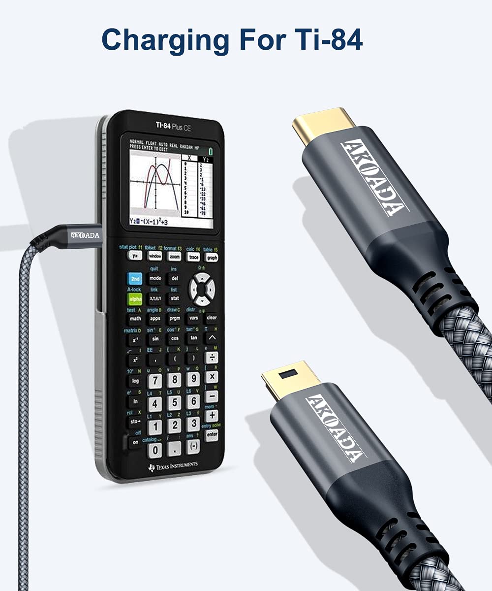 Thumbnail 1 de AkoaDa Datenkabel 3.0 M USB MINI 2.0 – Grau, Mini-B Ladekabel