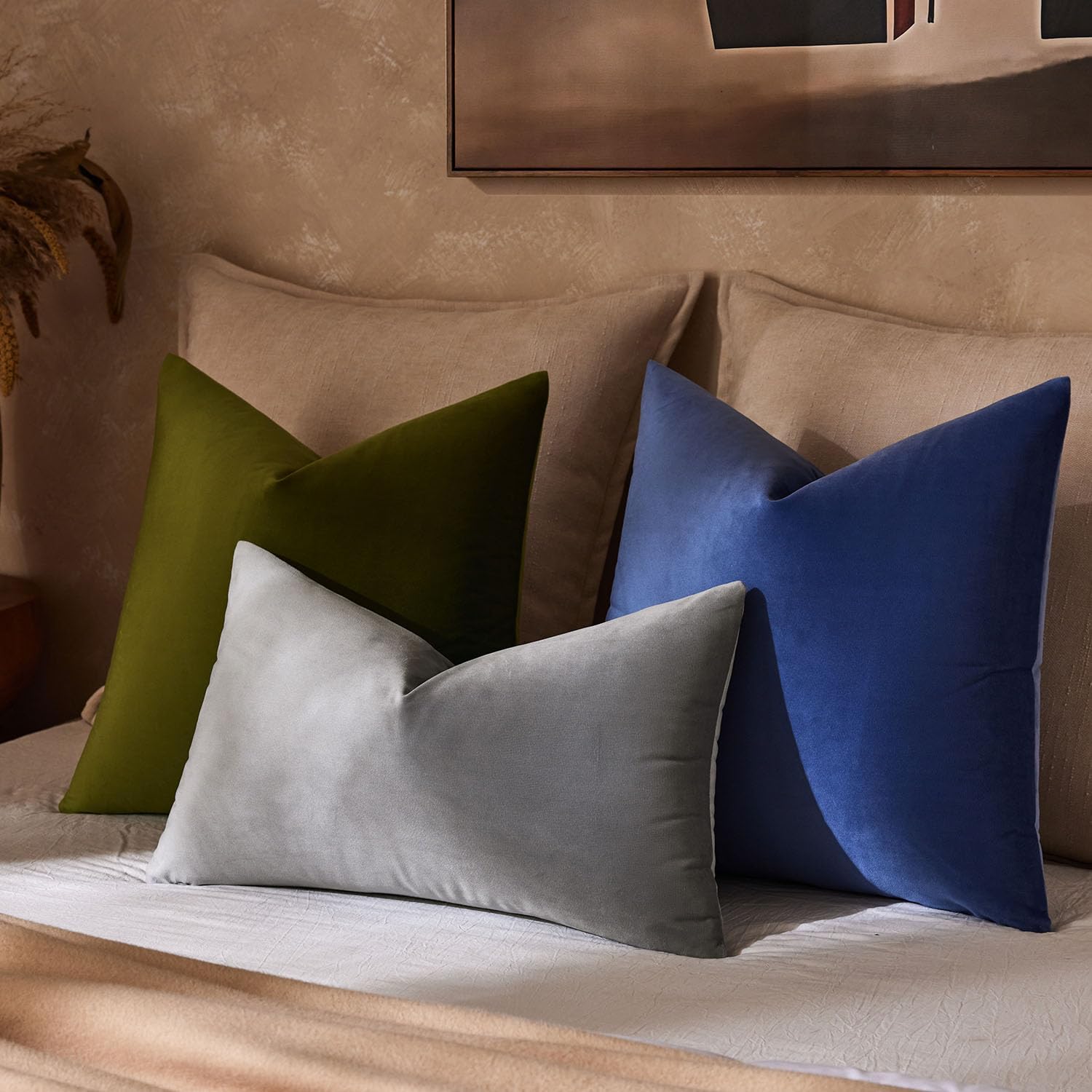 Thumbnail 1 de JUSPURBET Velvet Pillow Covers 16x24