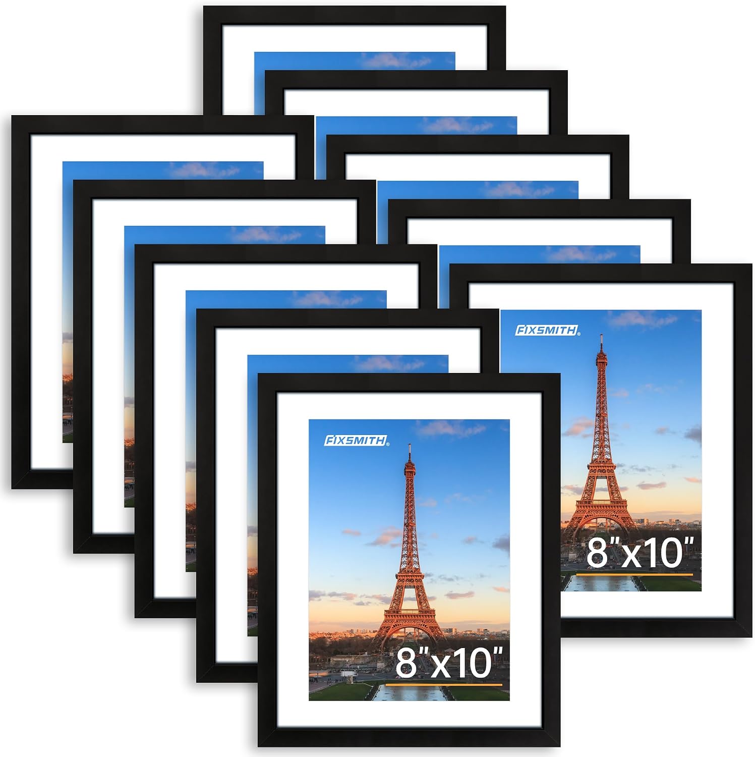 Detalle de FIXSMITH 8x10 Picture Frame Set of 10