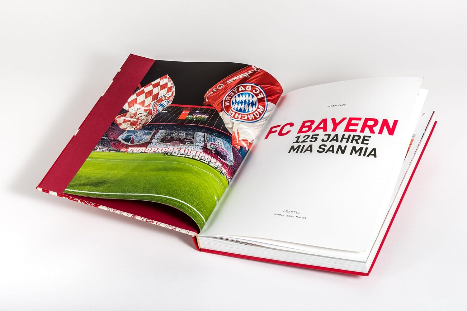 Detalle de FC Bayern München: 125 Jahre Mia San Mia – illustrerad jubileumsbok om klubbens historia