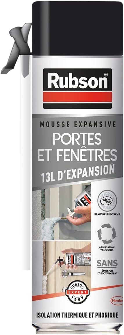 Thumbnail 6 de Rubson Mousse Expansive Grandes Cavités – Aérosol 550 ml
