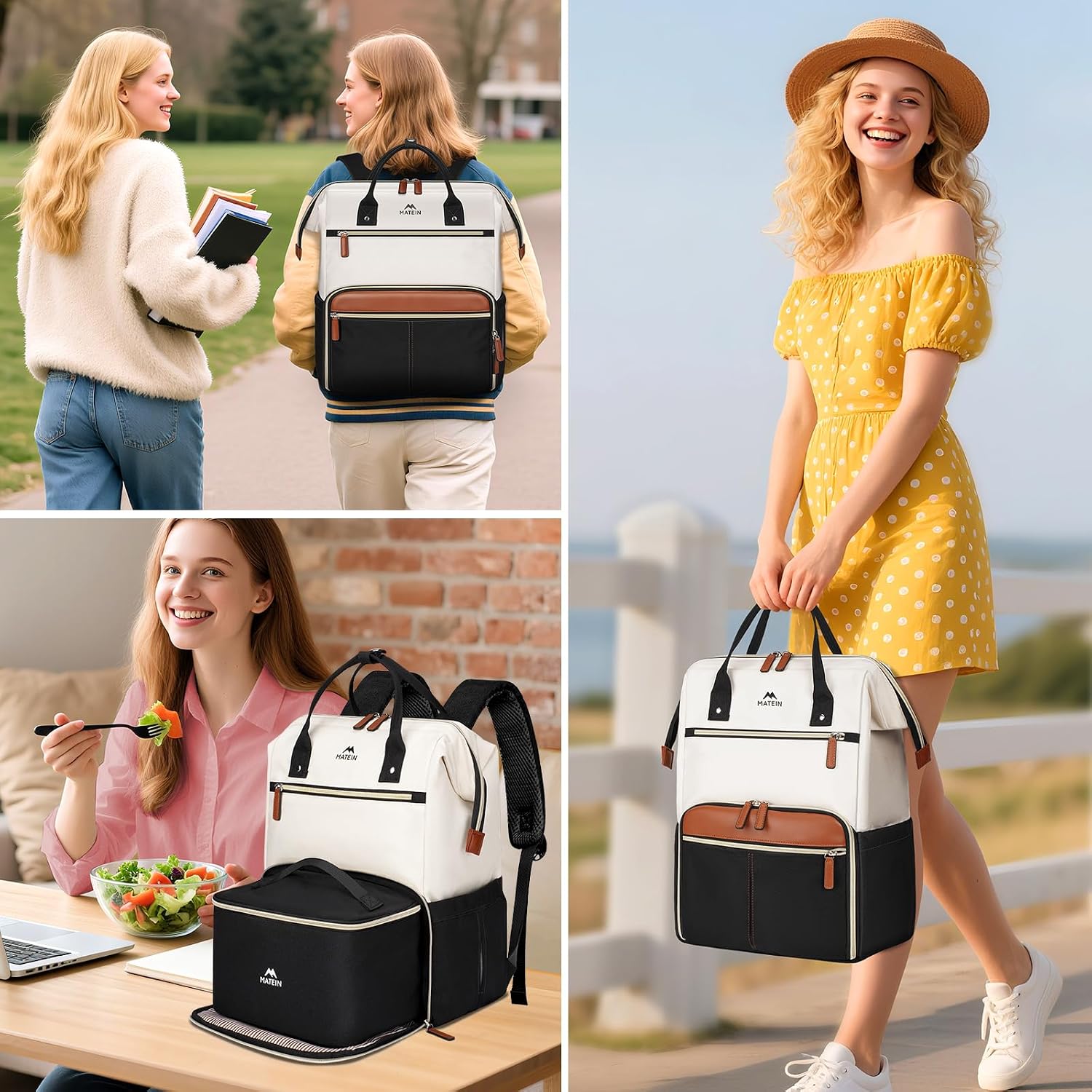 Thumbnail 6 de MATEIN Mochila Portátil 15.6 Mujer Set 2 Piezas