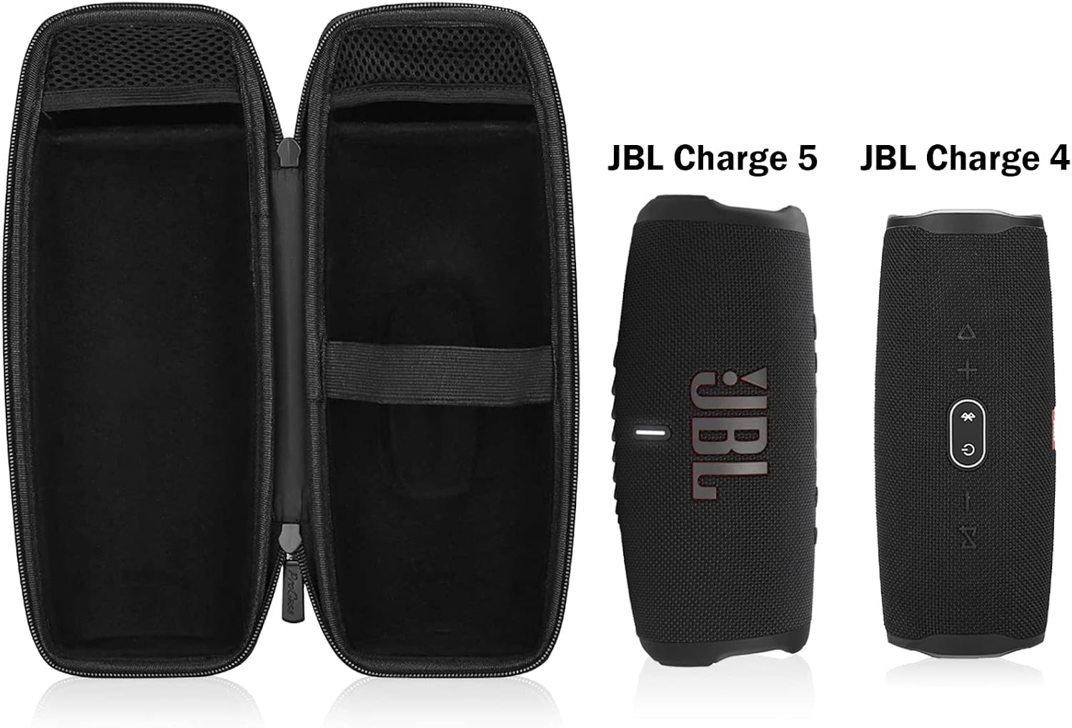 Thumbnail 4 de ProCase EVA-Hartschalenhülle für JBL Charge 4 / Charge 5 (Reise-Tasche) – Schwarz