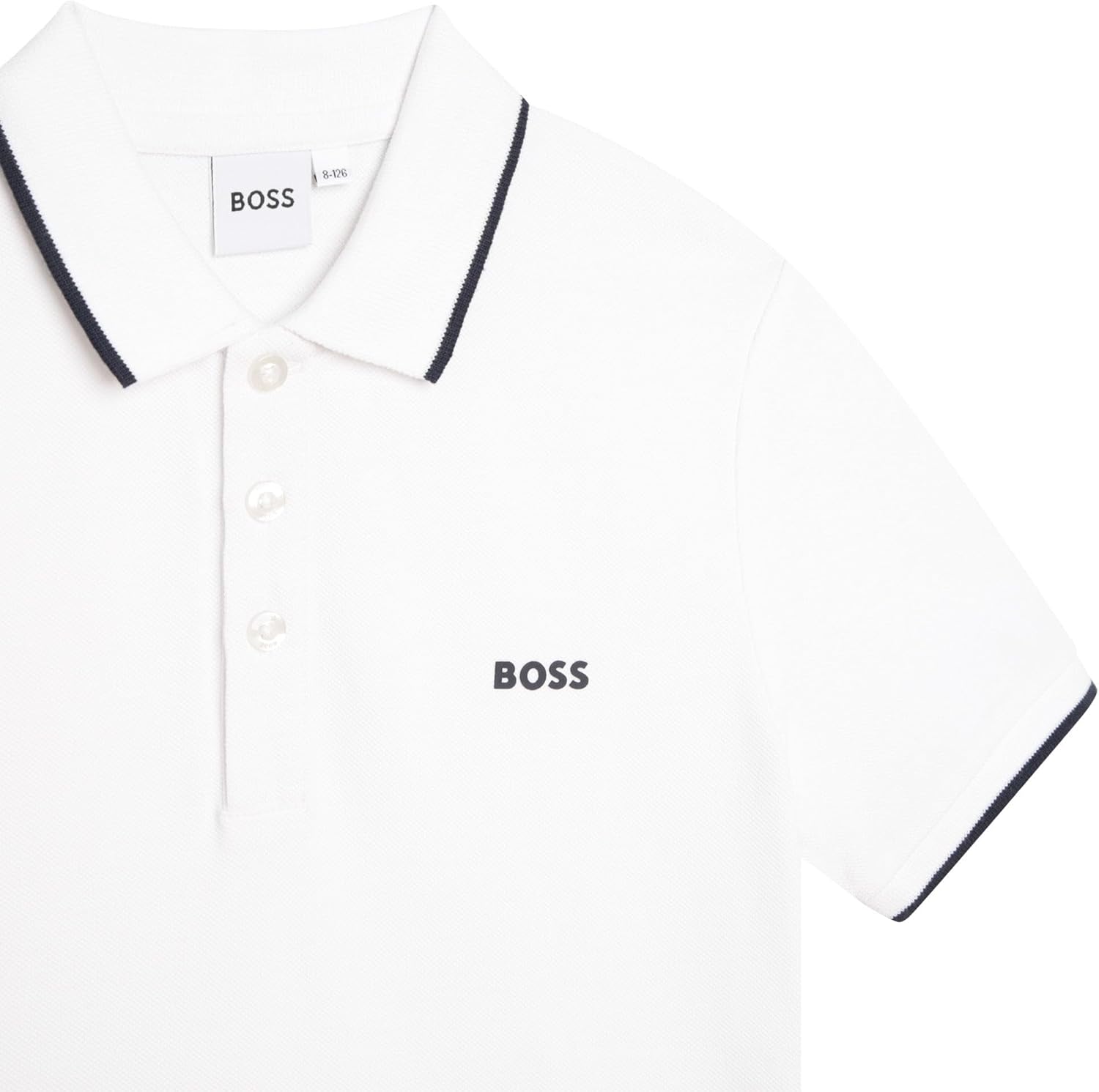 Thumbnail 4 de Polo BOSS Manches Courtes 100% Coton
