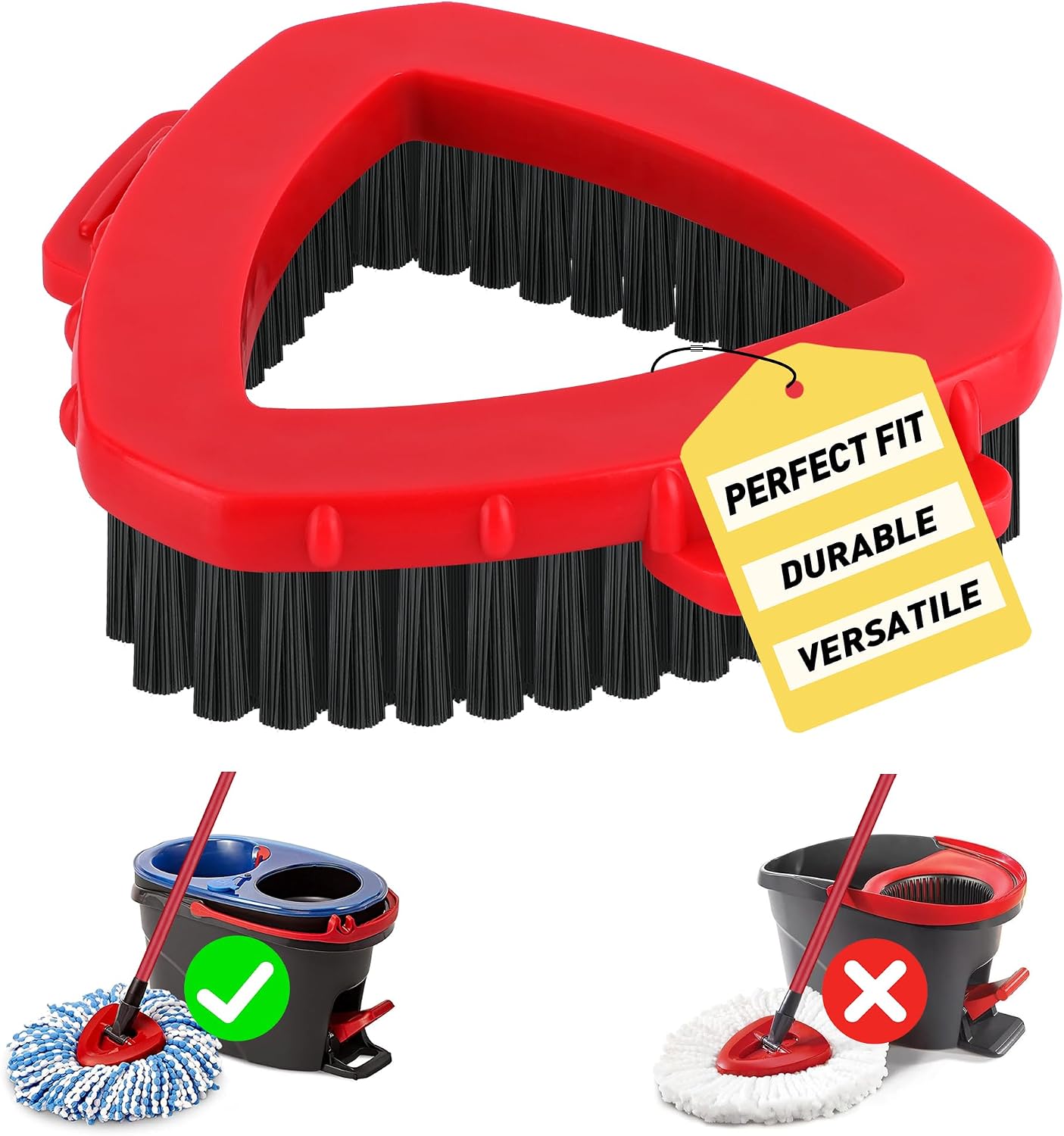 Detalle de Scrub Brush Replacement Head, 2-Pack