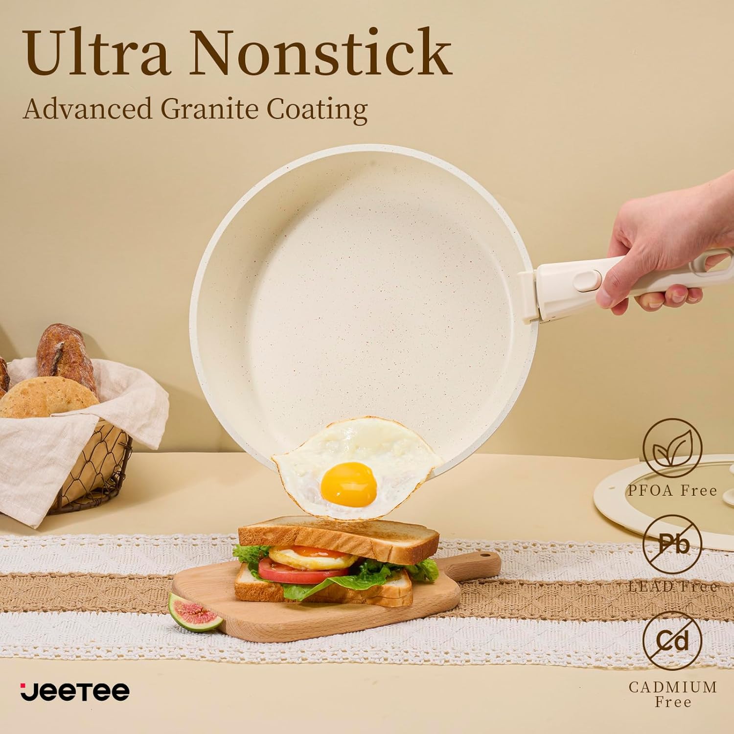 Thumbnail 2 de JEETEE 17pc Nonstick Cookware Set