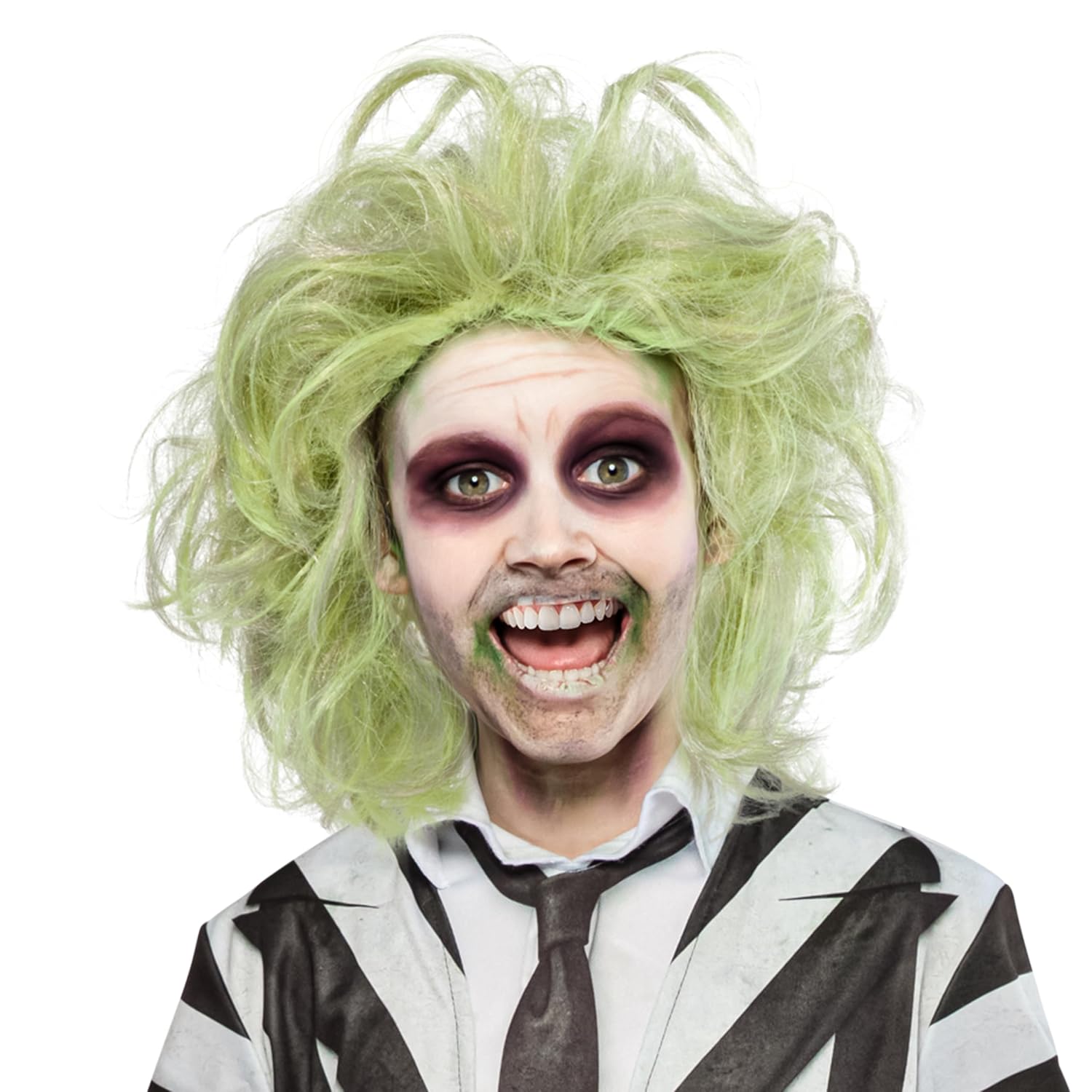 Detalle de Rubies 2000912 Beetlejuice 2 Kids' Costume Wig, One Size