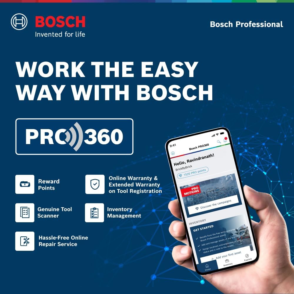 Thumbnail 6 de BOSCH GLL50G クロスラインレーザー グリーンレーザー・自動補正・コンパクト設計