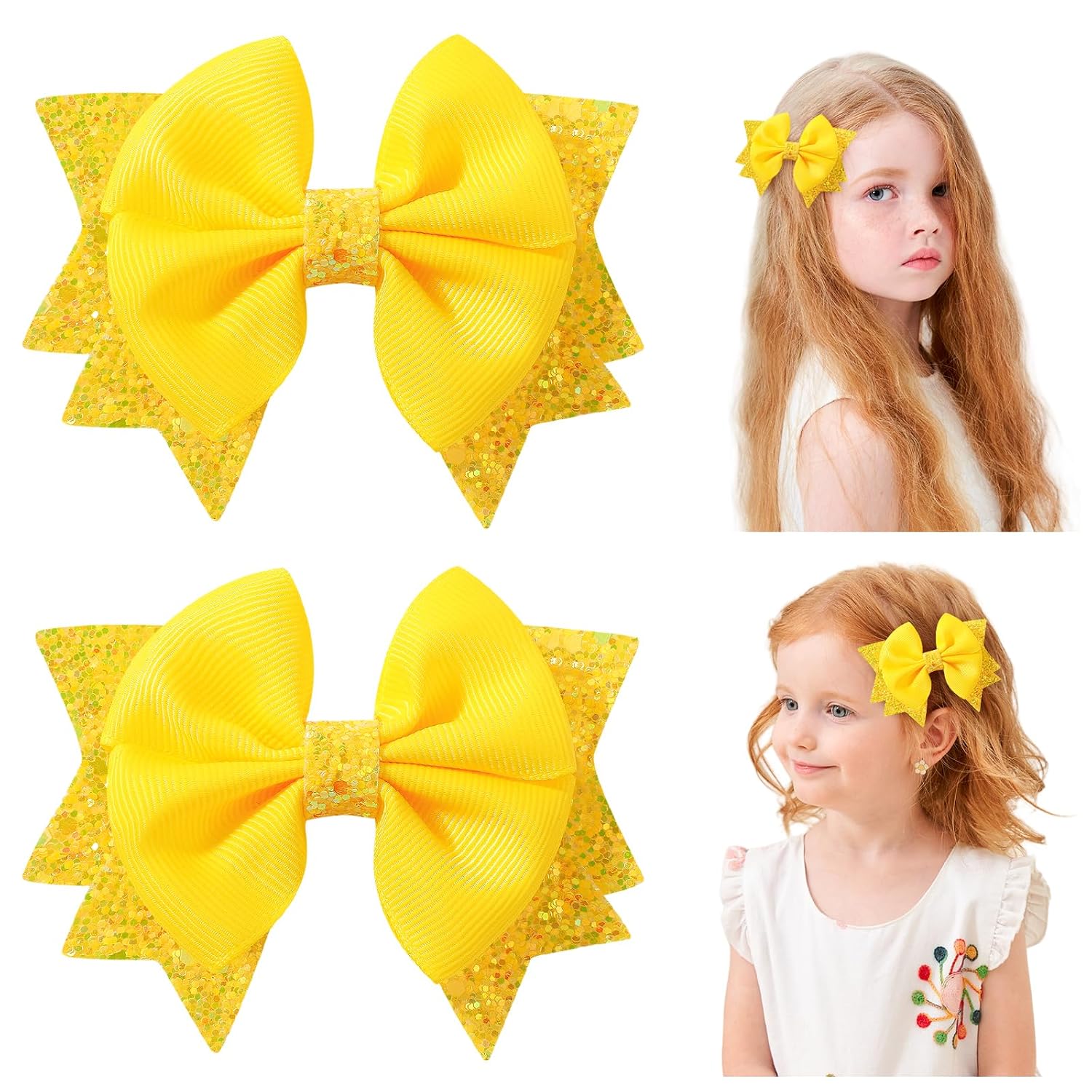 Detalle de YHXX Hair Bows 3.5-Inch