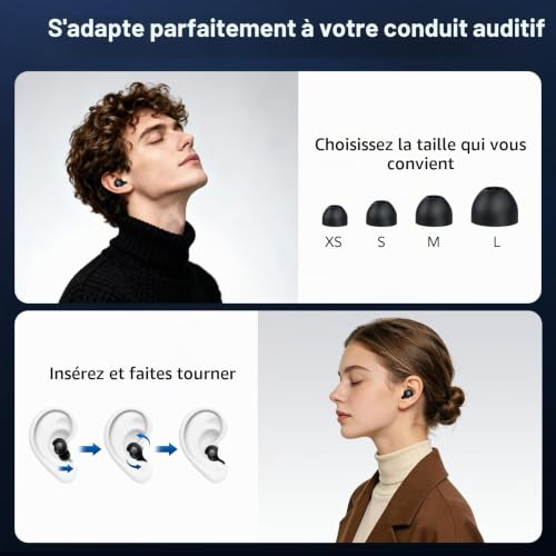 Thumbnail 5 de IKG Bouchons d’oreille en silicone réutilisables, atténuation jusqu’à 35 dB