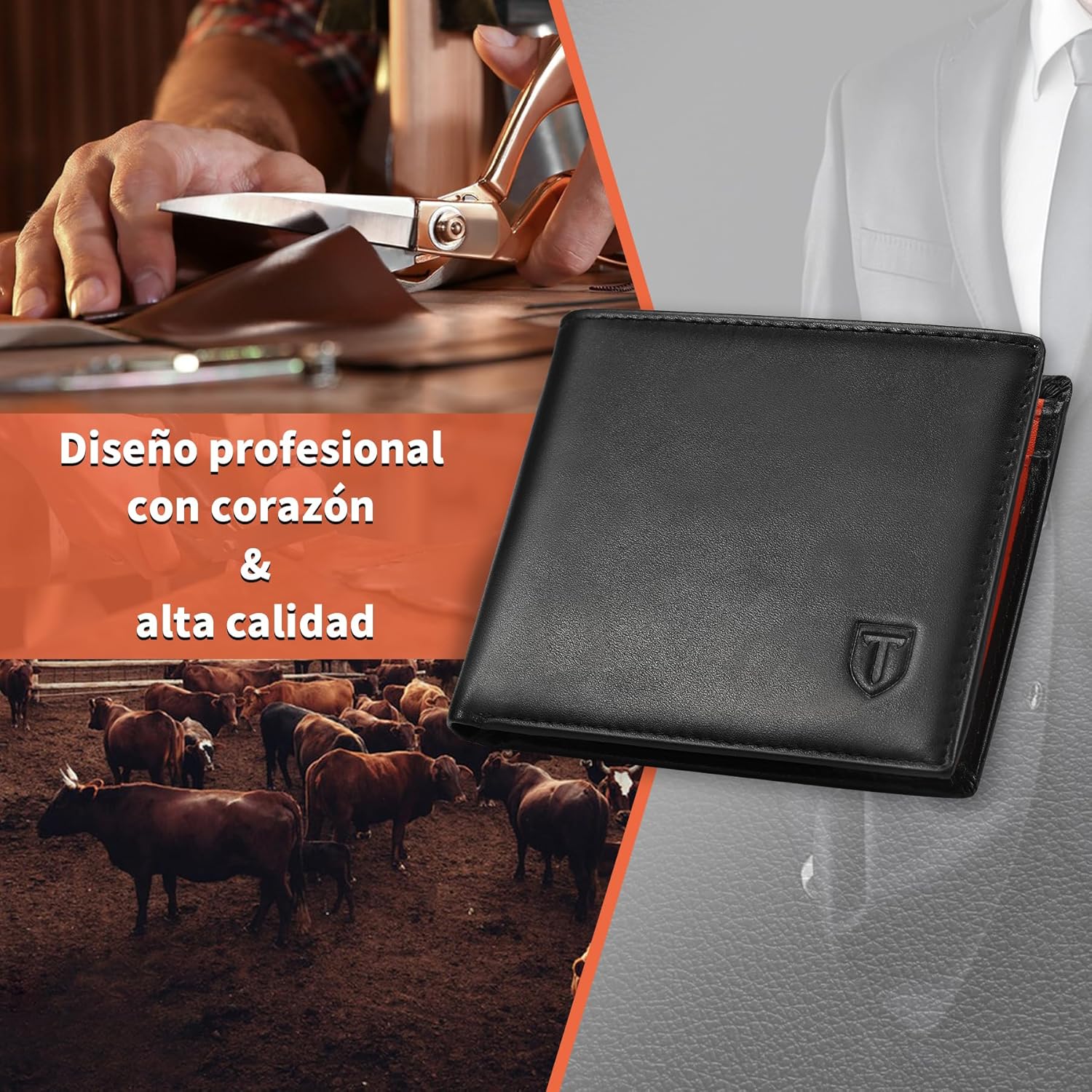 Thumbnail 4 de TEEHON Cartera RFID 10 ranuras 🧾