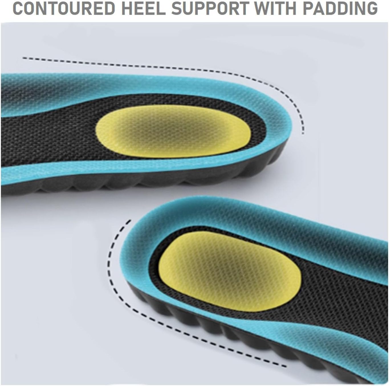 Detalle de VivoFoot 2 Pair Anti-Fatigue Foam Comfort Insole (UK7-10, Black)