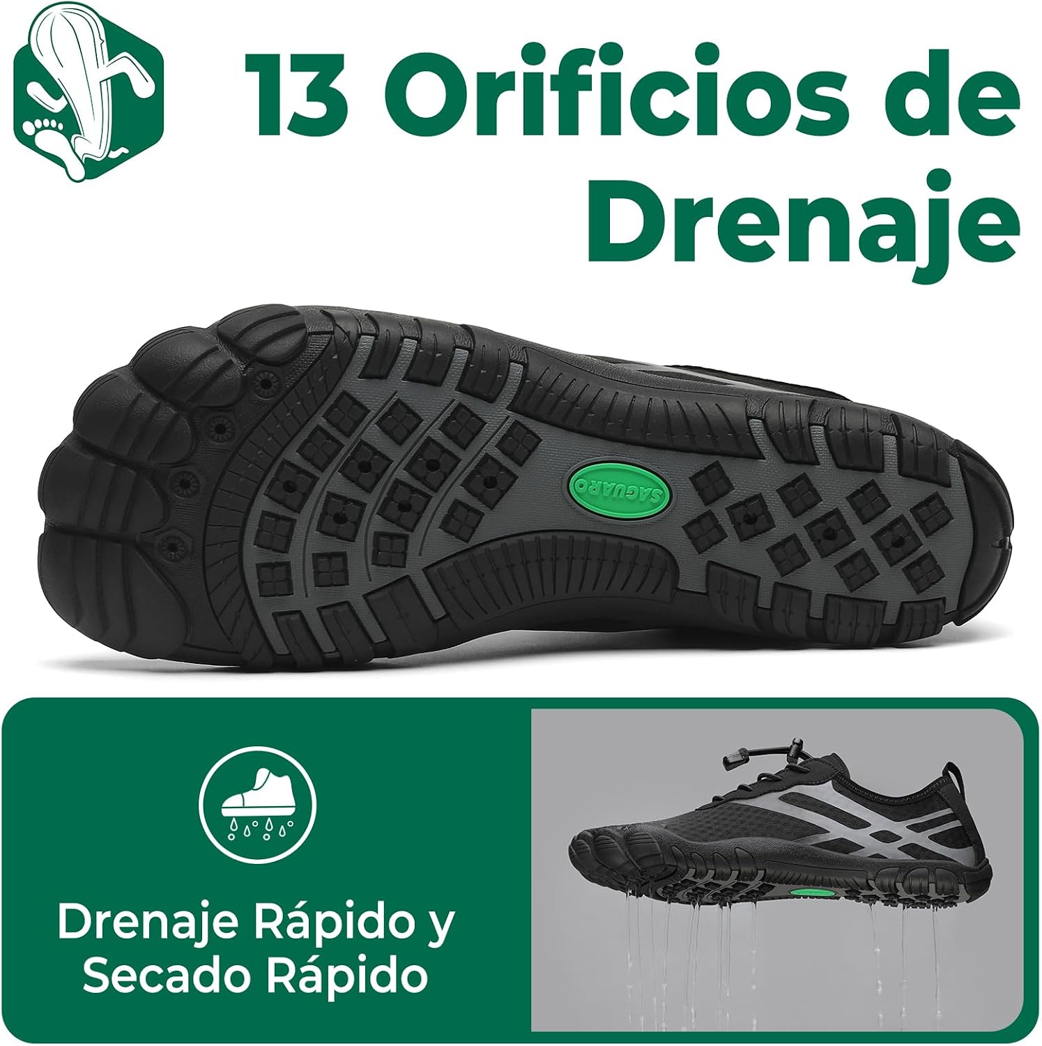 Thumbnail 3 de SAGUARO Escarpines Secado Rápido Gr.36-48