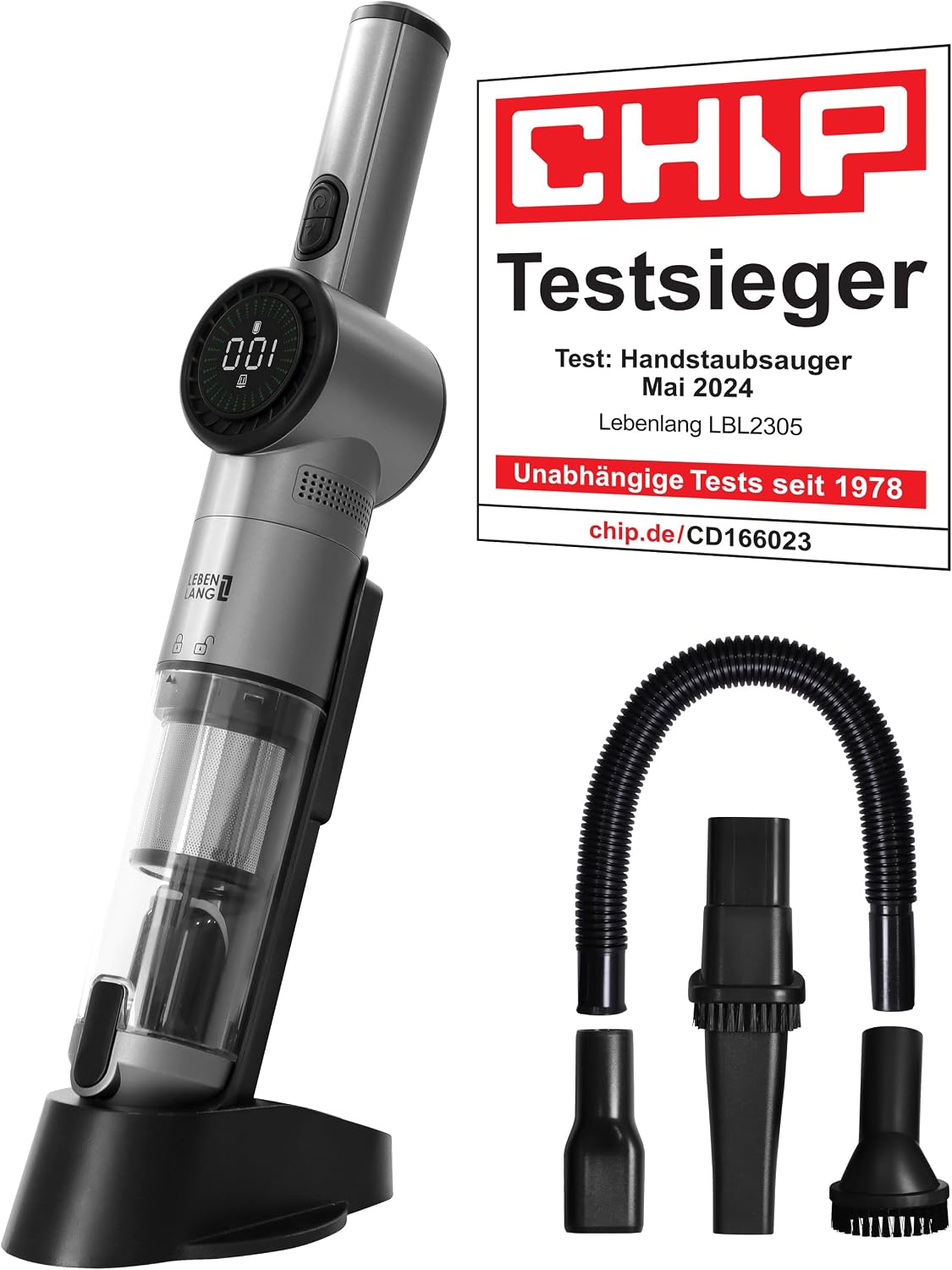 Detalle de LEBENLANG Handstaubsauger 17000PA đź§ą