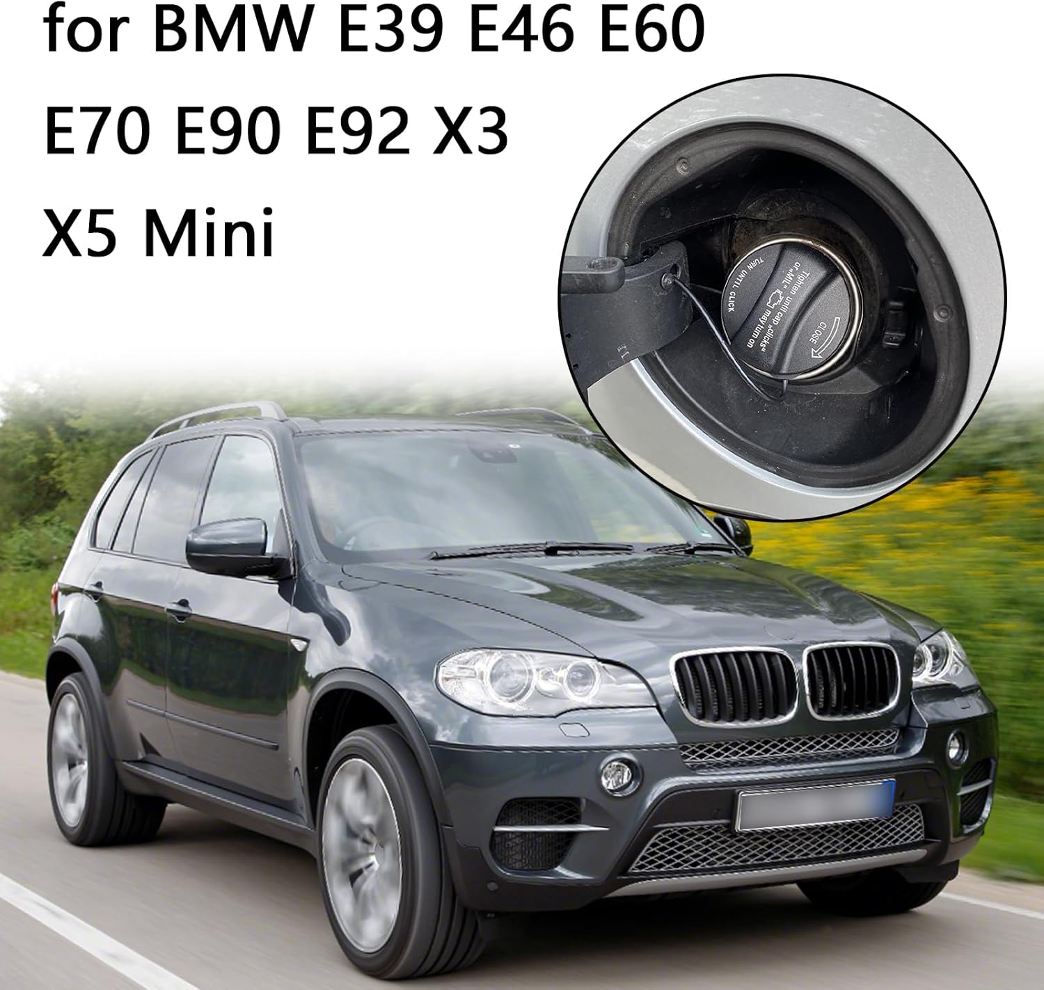 Detalle de WateryWave Car Fuel Caps Replacement for BMW & MINI
