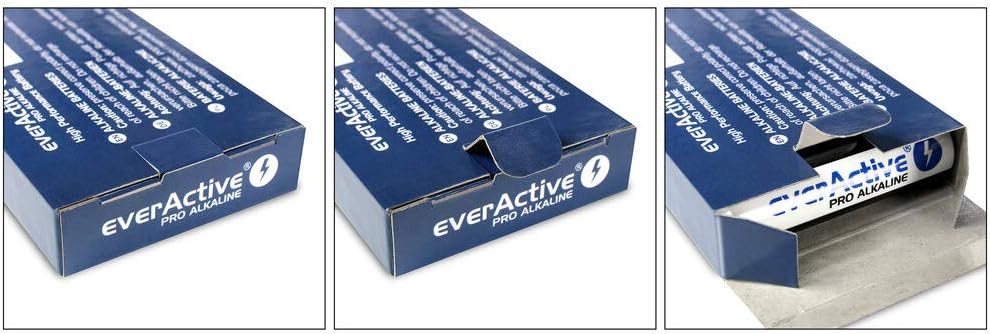 Detalle 1 de everActive baterie alkaliczne AAA LR03/R03, 1,5 V, 200 sztuk