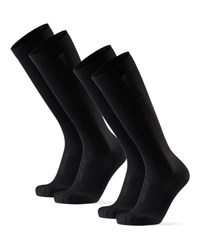 Detalle de DANISH ENDURANCE Calze Compressione Graduata 21-26 mmHg, 2 Paia – Nero 43-47