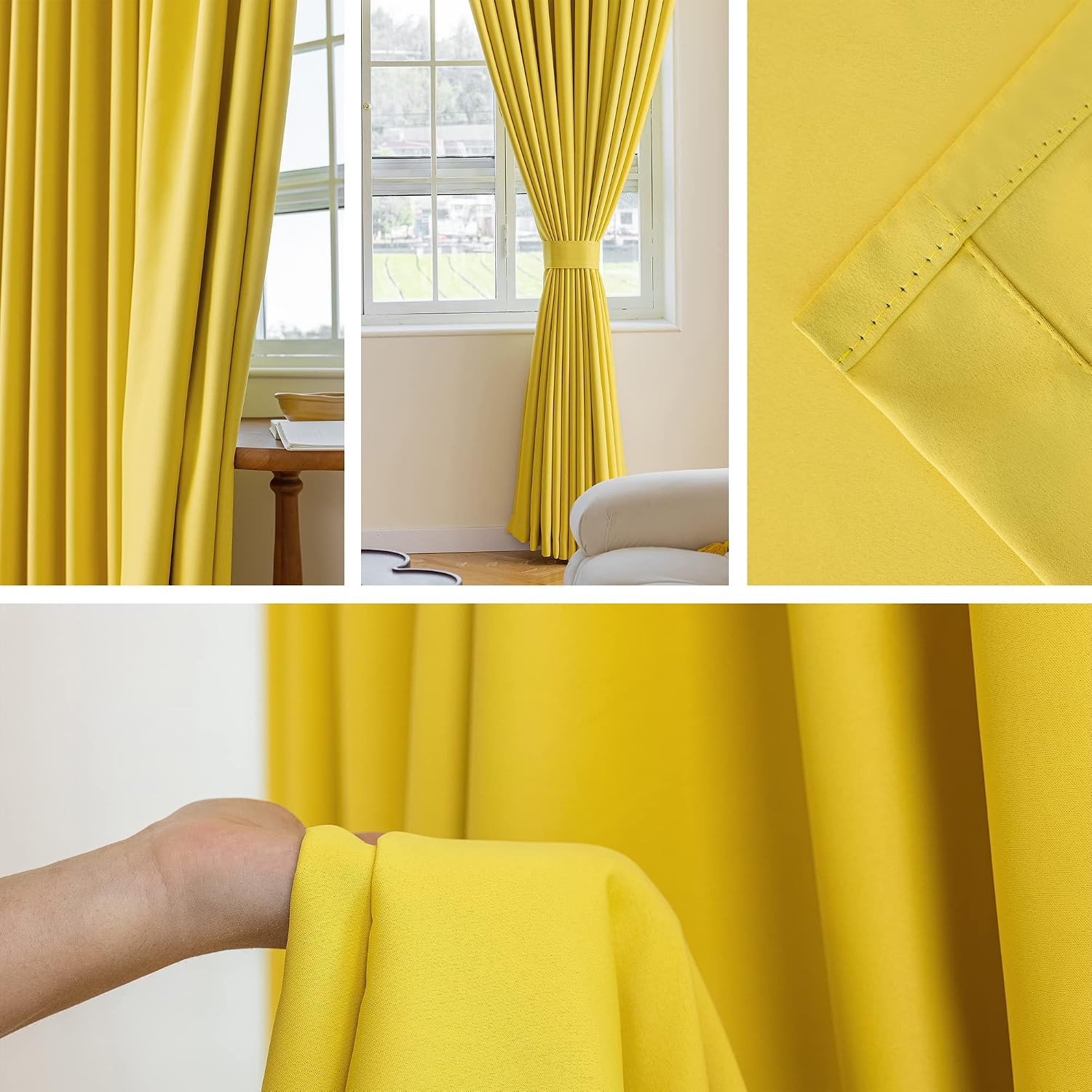 Detalle 2 de MUMFAS Pinch Pleat Curtain 52" x 63