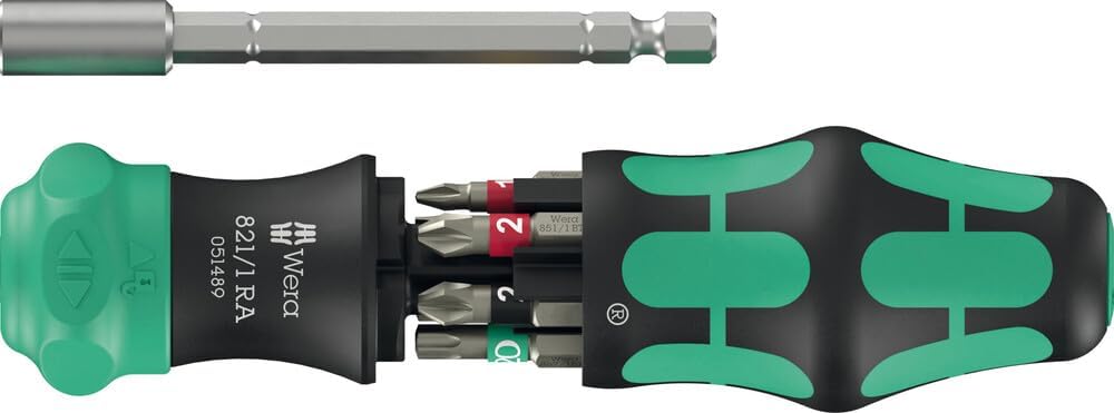 Detalle de Wera Kraftform Kompakt 28 RA 1 ratchet screwdriver set (6 pieces)