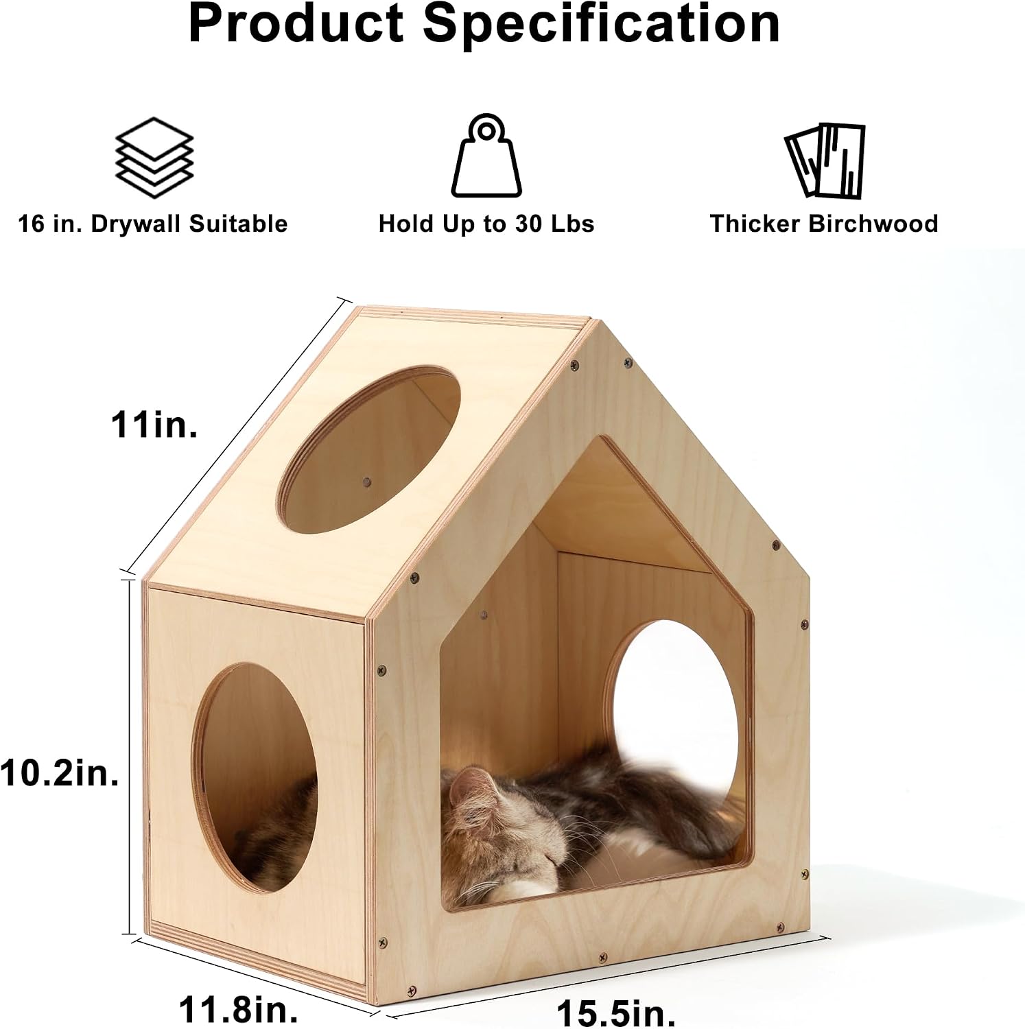 Detalle 2 de FUKUMARU Maison pour chat 39,5 cm đ