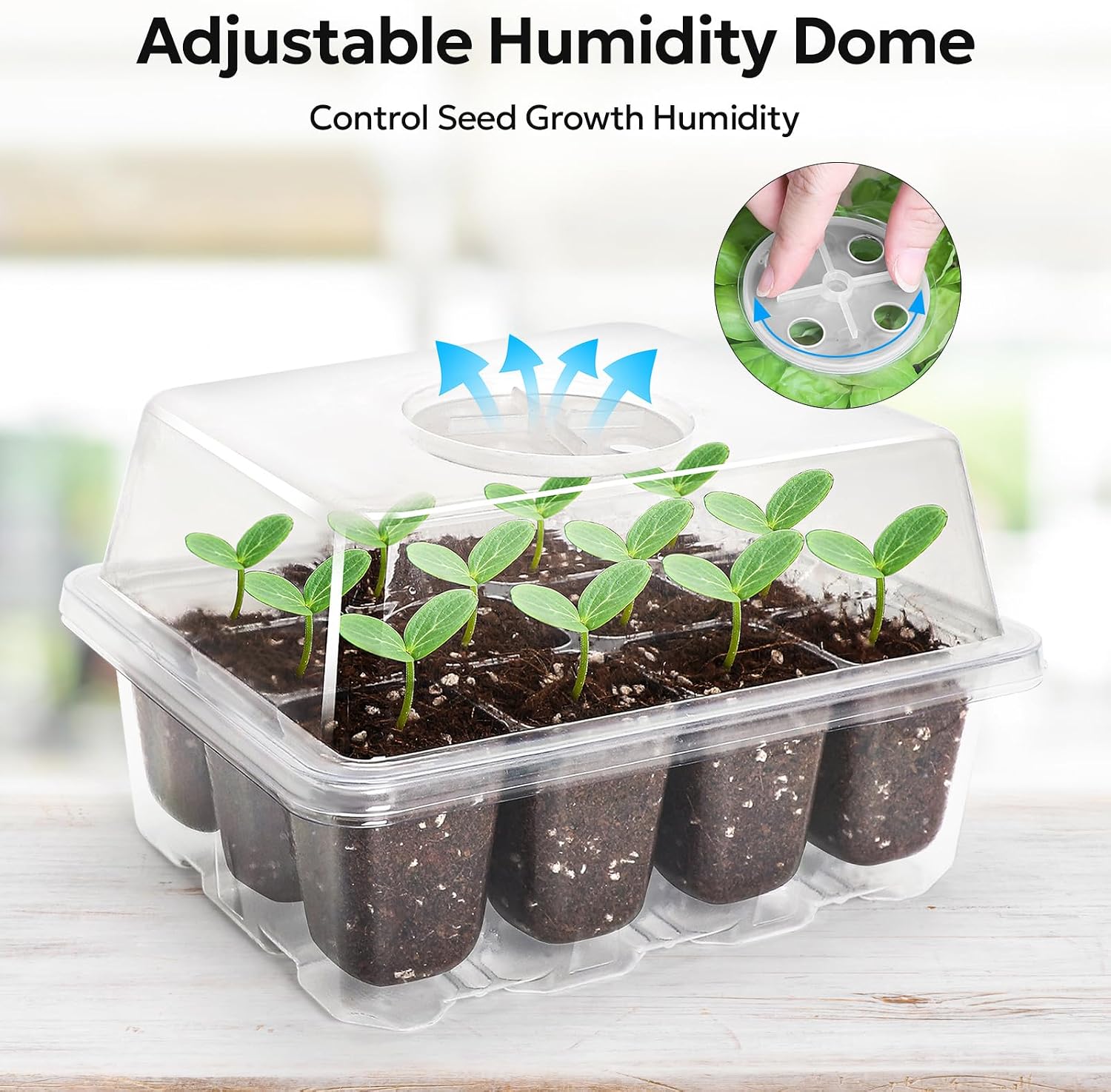 Thumbnail 2 de MIXC Seed Starter Tray, 120-Cell