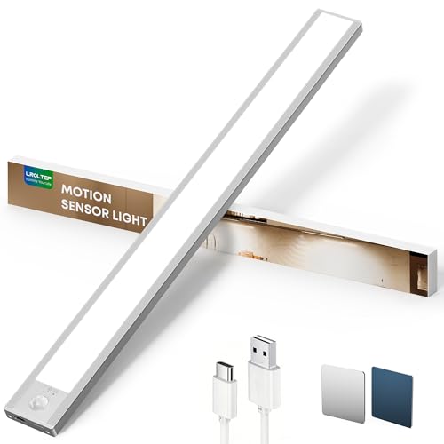 LROLTEF Luce LED Sottopensile Armadio con Sensore Movimento 40CM – 2200mAh