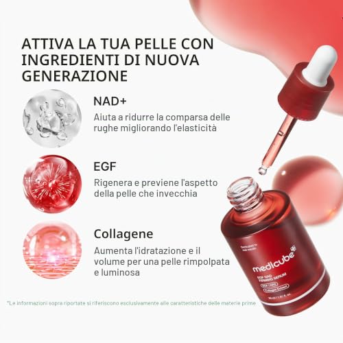 Detalle de medicube NAD EGF Firming Serum for Face & Neck: opinioni e guida all’acquisto