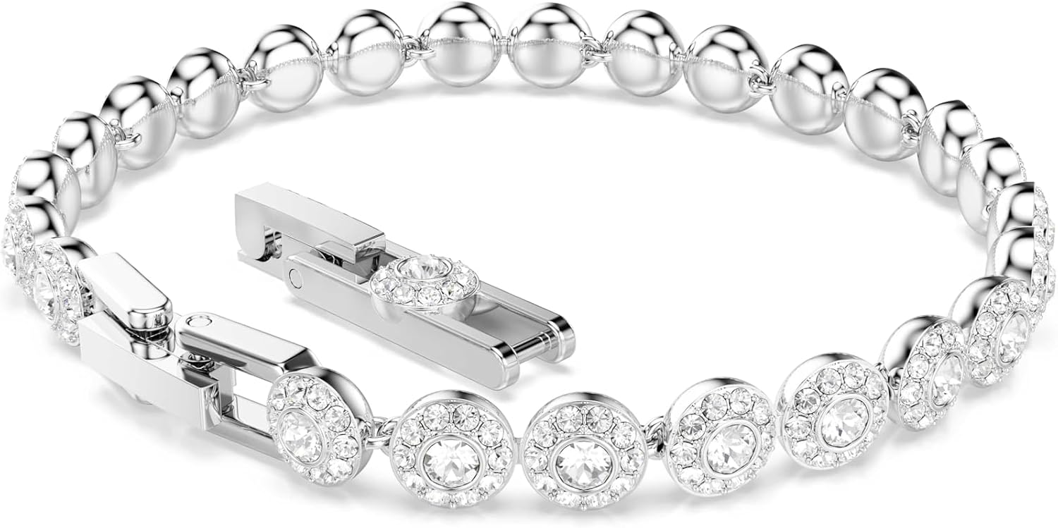 Detalle de Swarovski Una Angelic Kollektion Armband – Tennis-Armband mit transparenten Kristallen