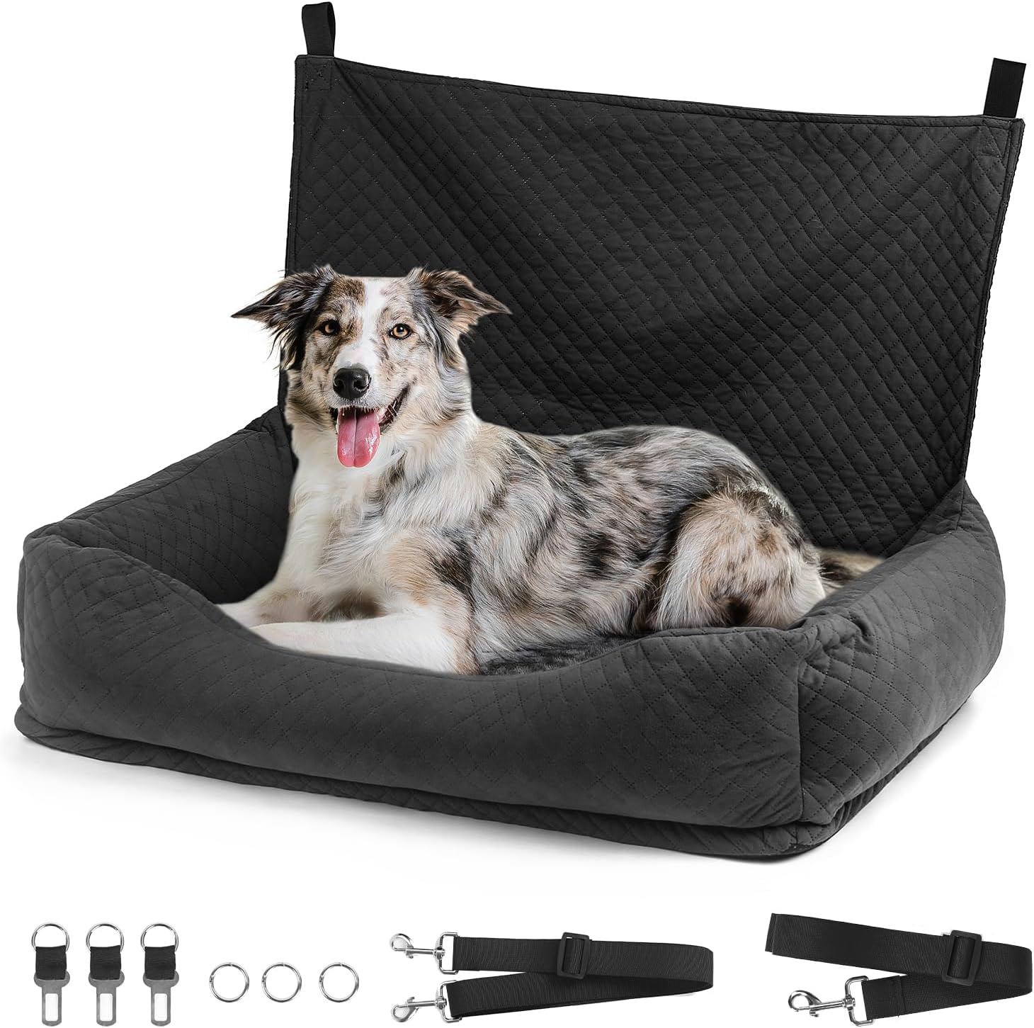 Honey Paws Protection Voiture Chien : hamac sécurisé pour panier et siège auto