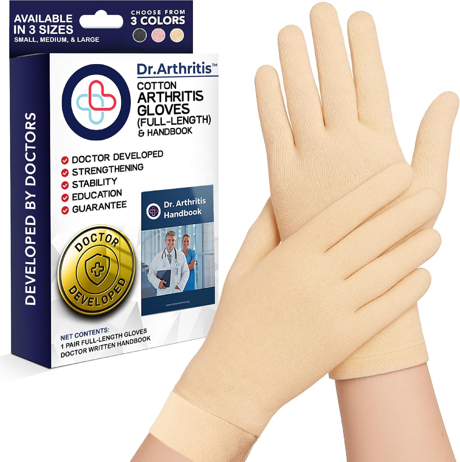 Detalle de Arthritis compression gloves relief