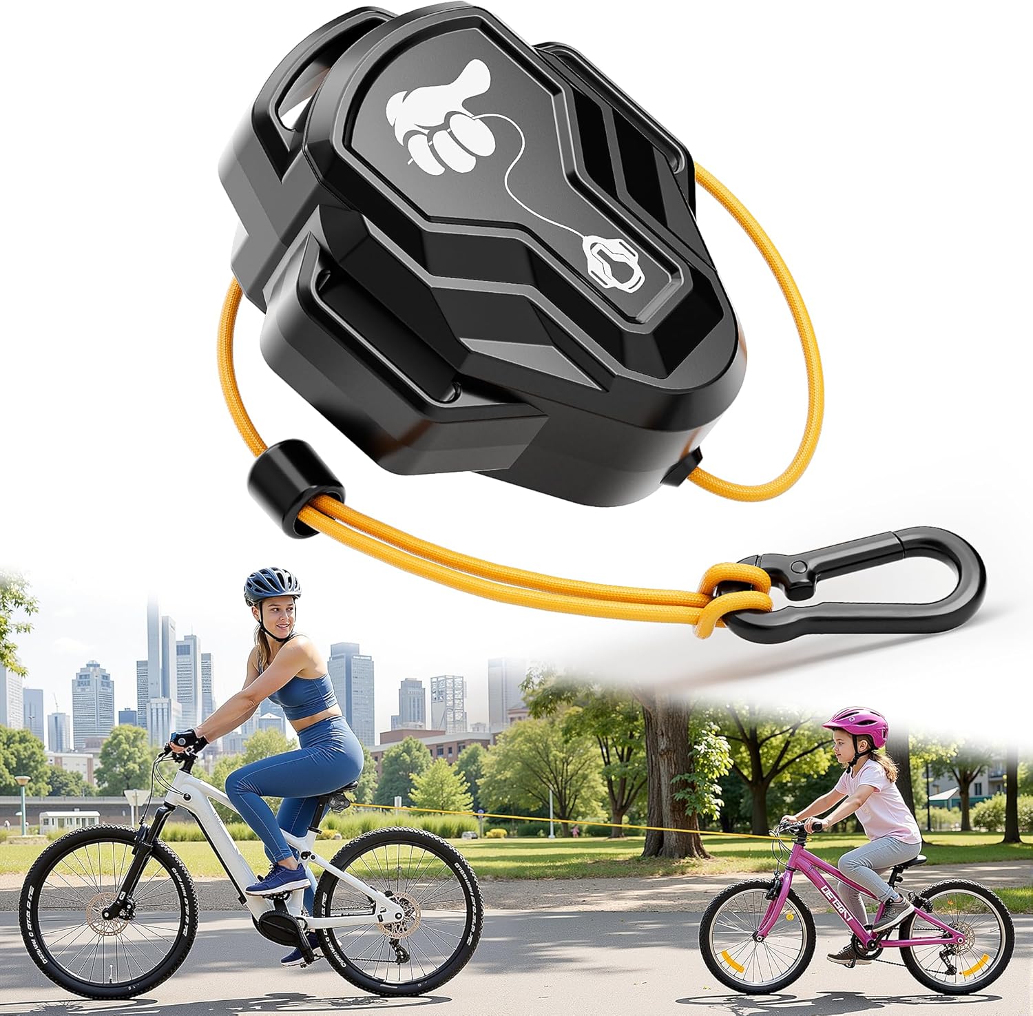 HENMI Abschleppseil Fahrrad 2,5 m 100 kg