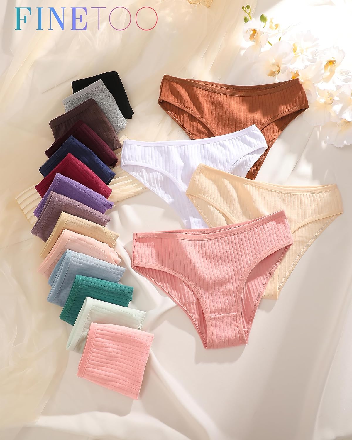 Detalle 2 de FINETOO Cotton Women's Underwear