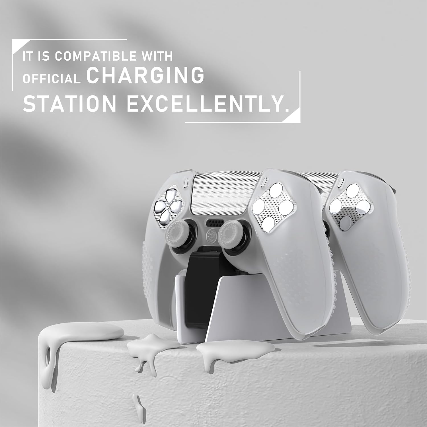 Thumbnail 1 de PlayVital PS5 grip cover with 6 thumb grips