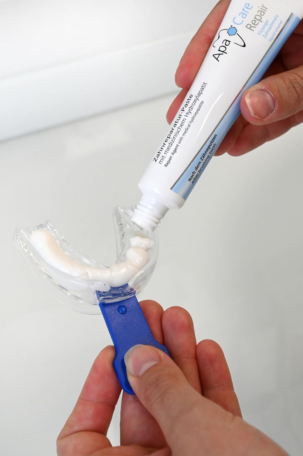 Thumbnail 4 de ApaCare Repair 2 Tuben – Flüssige Zahnschmelzpaste mit Hydroxylapatit (2 x 30 ml) für empfindliche Zähne