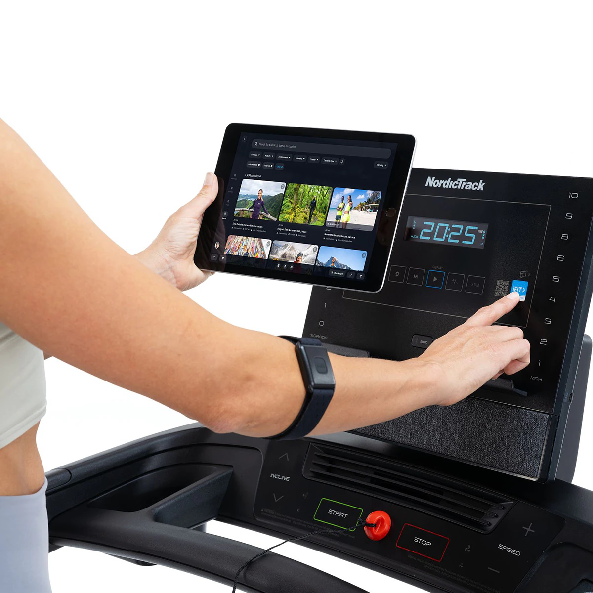 Thumbnail 1 de Nordictrack T Series 8 cinta de correr 7" LCD