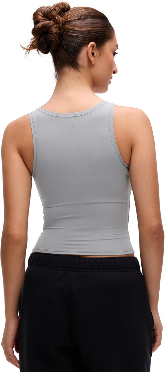 Detalle 2 de CRZ YOGA Softembrace top casual da donna con doppia fodera e senza maniche