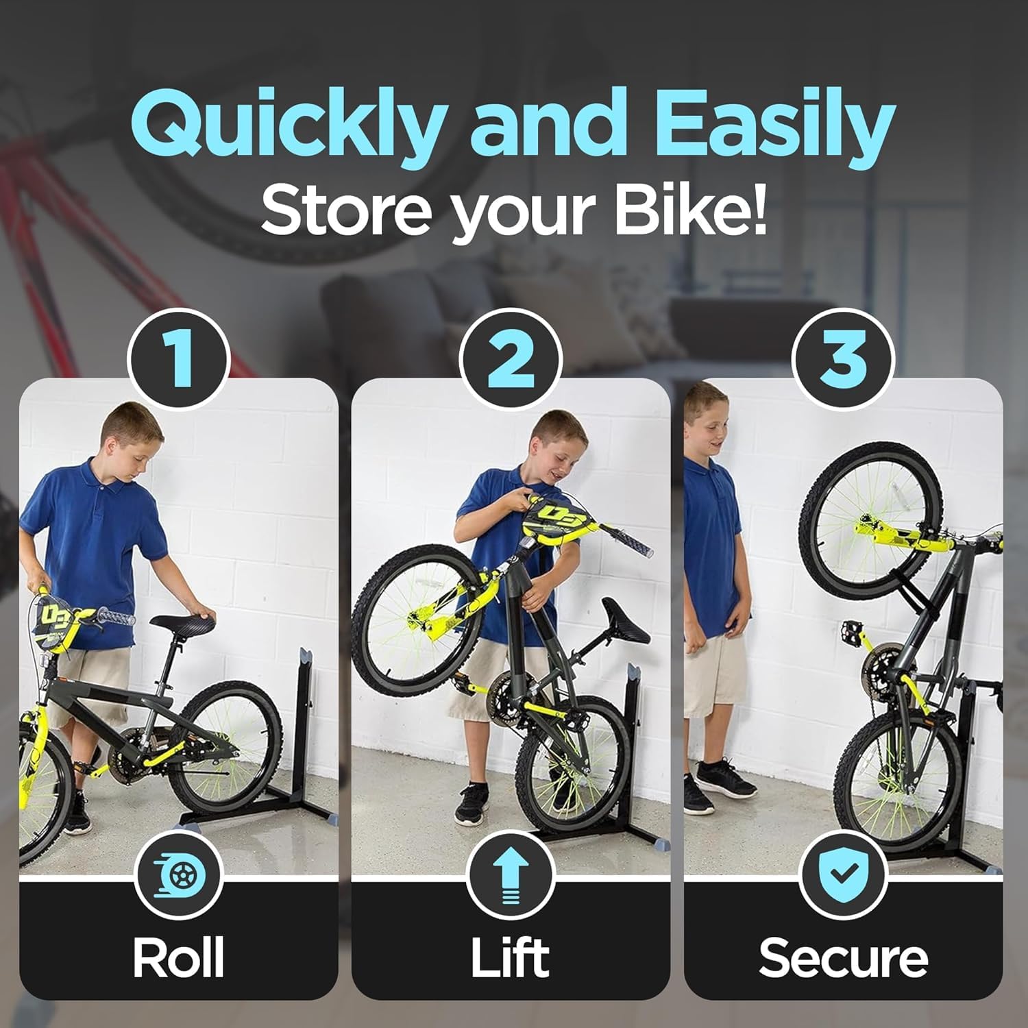 Thumbnail 6 de Bike Nook Stand Vertical Bike Rack