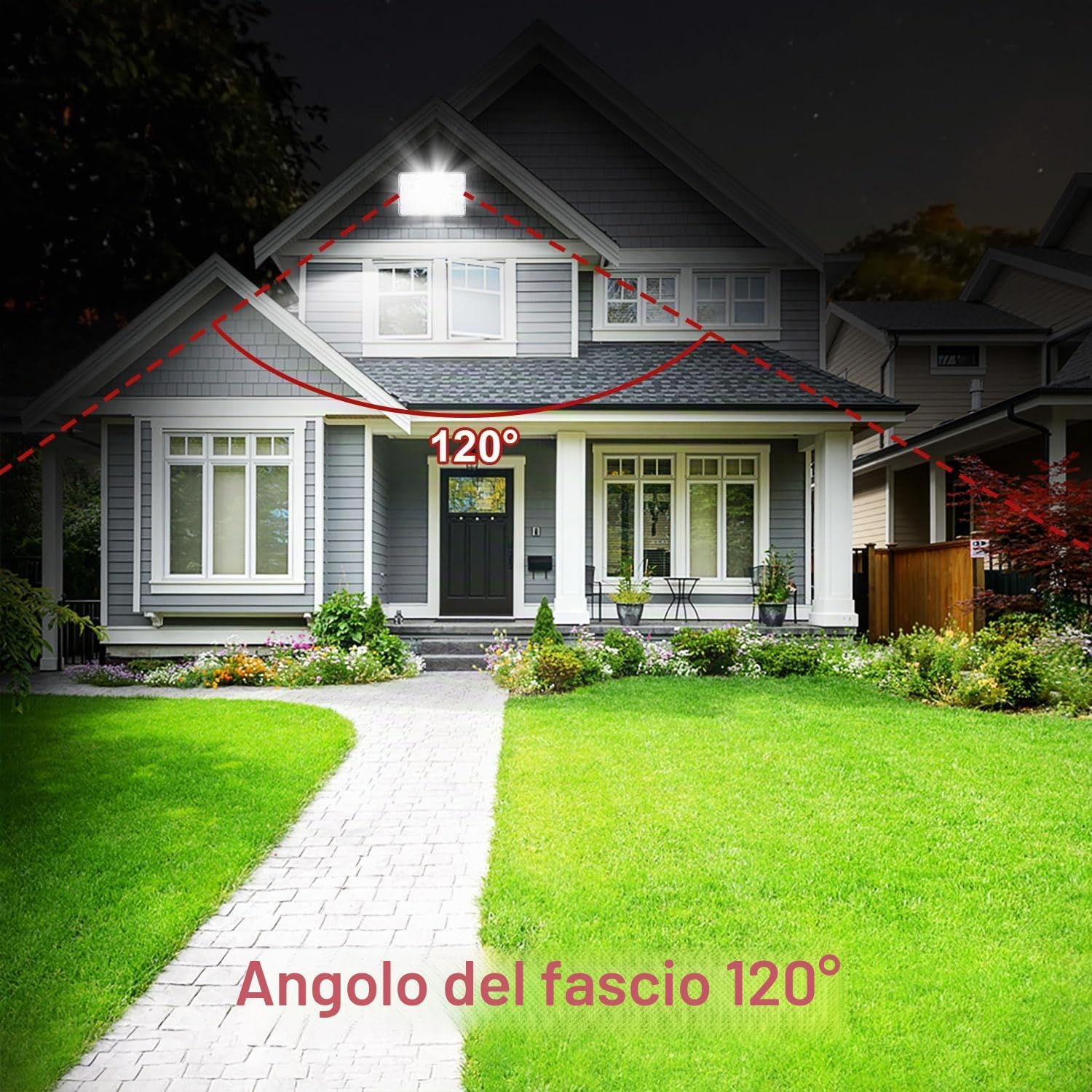 Detalle 2 de CREATESTAR Faretto Led Esterno 20000LM 200W