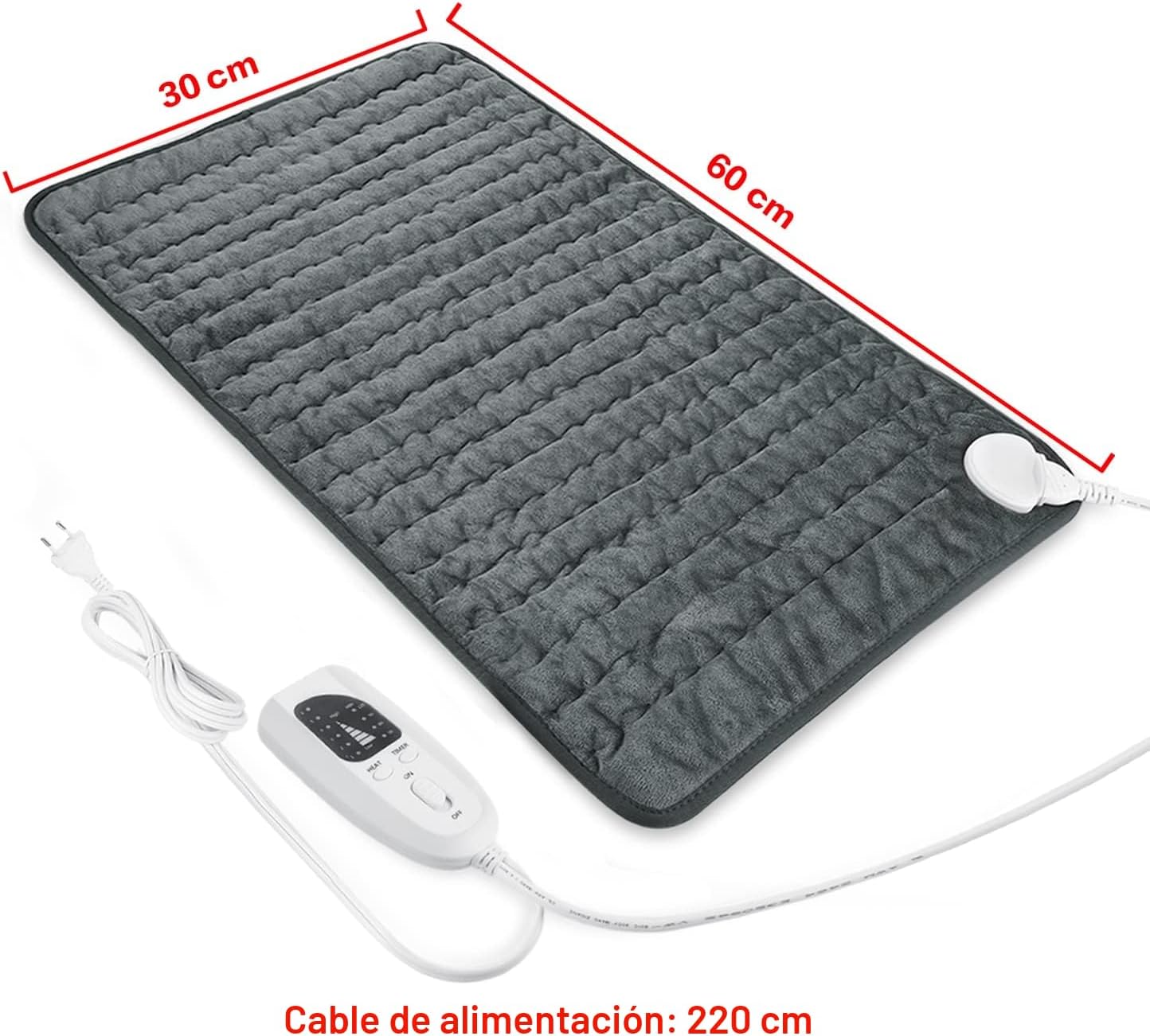 Thumbnail 3 de Letitwell Manta eléctrica lumbar 30x60 cm