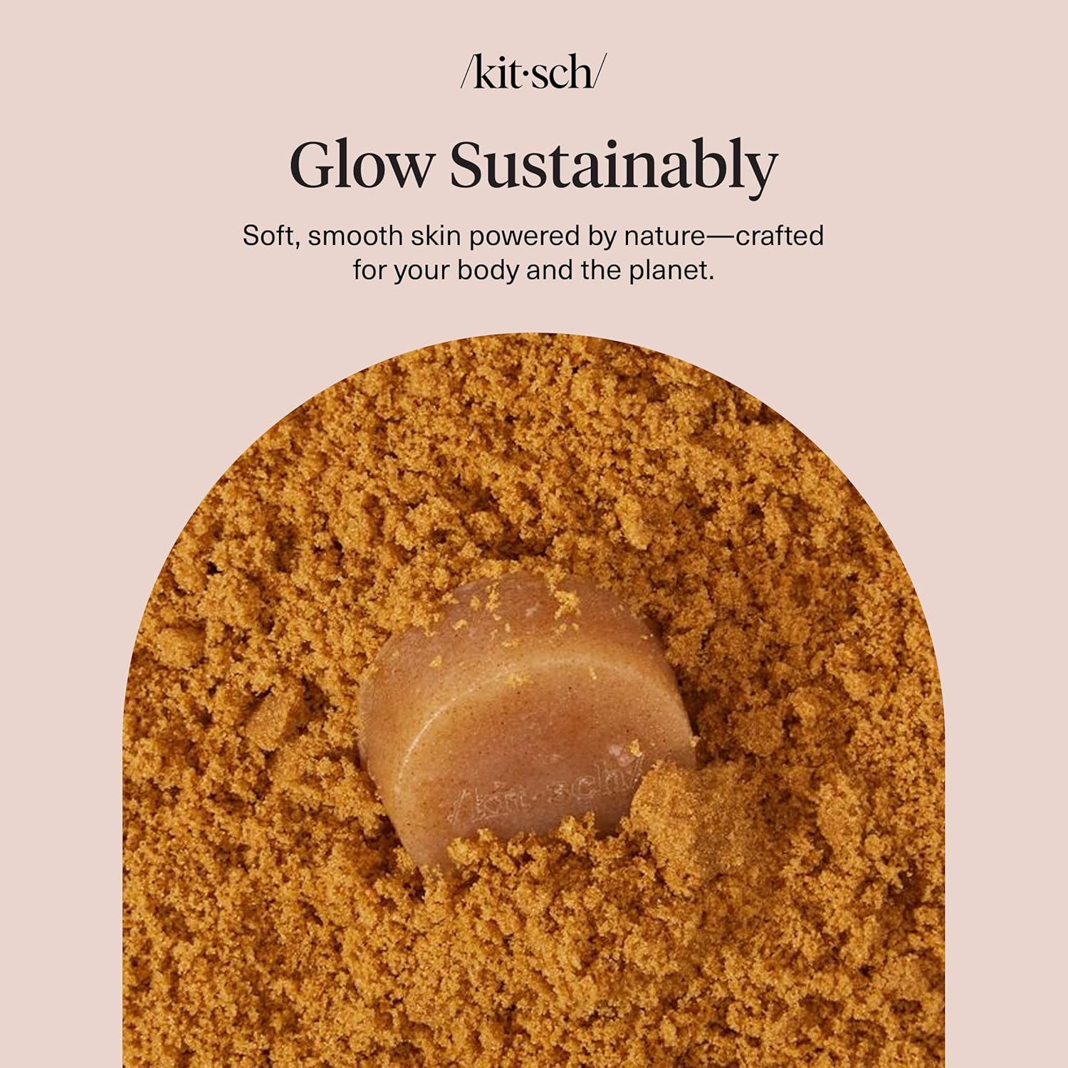 Thumbnail 5 de Kitsch Exfoliating Sugar Body Scrub Bar Soap – Polishing Bar with Walnut Shell & Coconut Oil, 4 oz