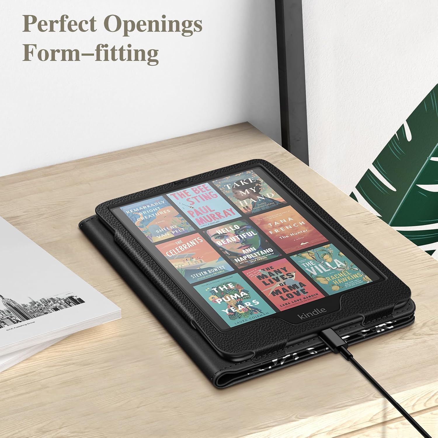 Detalle de Fintie Kindle Case for Paperwhite and Colorsoft with Kickstand and Hand Strap