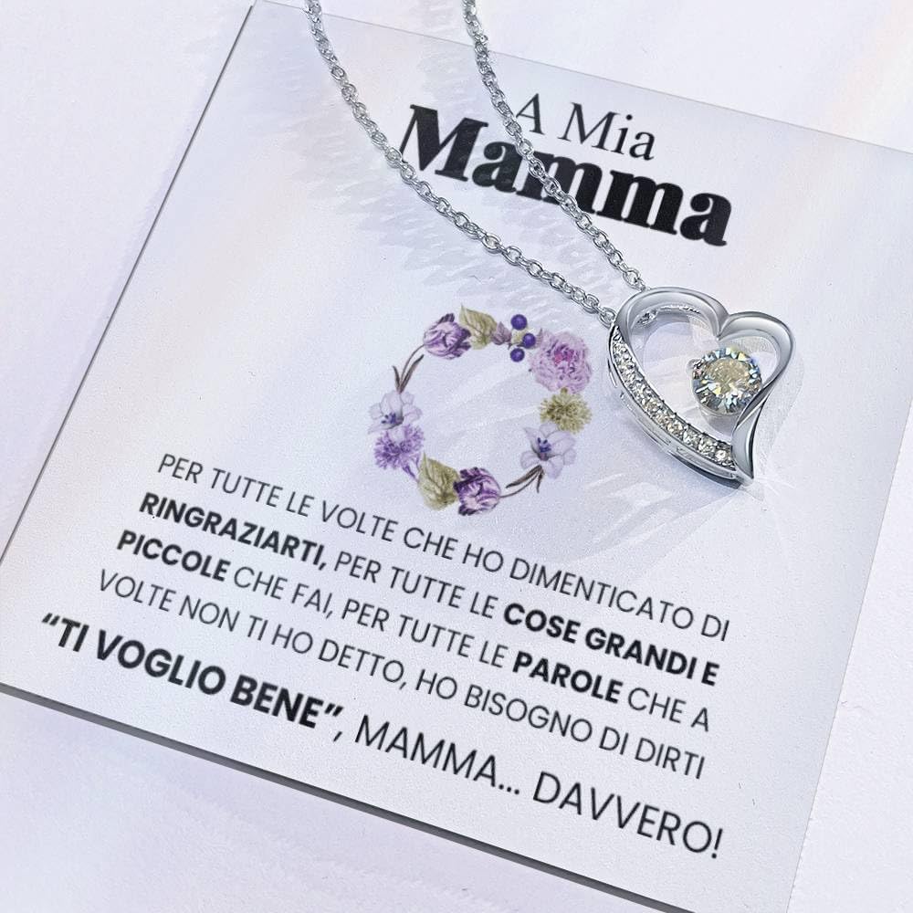 Thumbnail 1 de GleamÆVita Lux Collana regalo per mamma, figlia o fidanzata: eleganza in acciaio inox anallergico