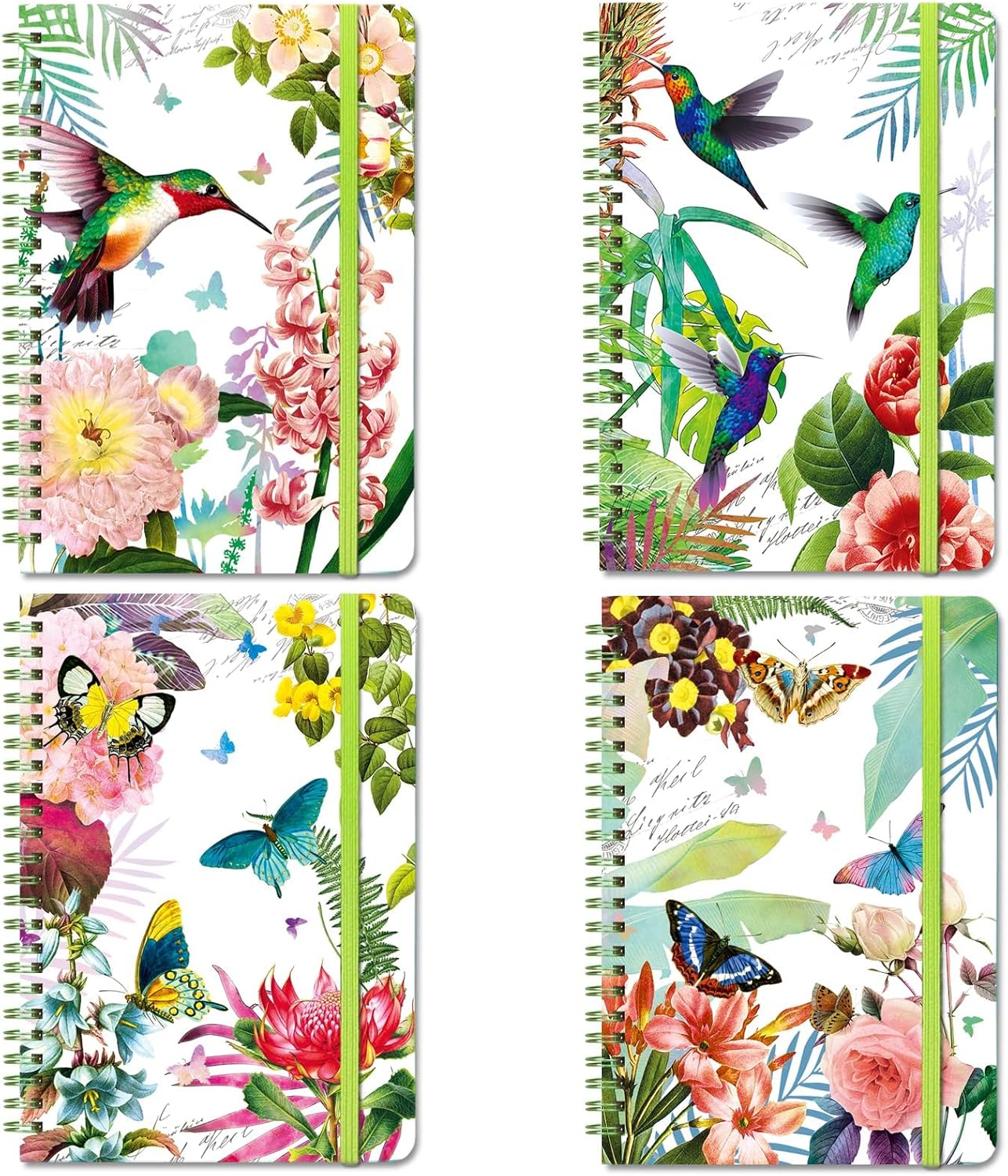 Thumbnail 4 de DWIYITTN A5 Spiral Notebook for Women – 4 Pack Hardback Gift Set