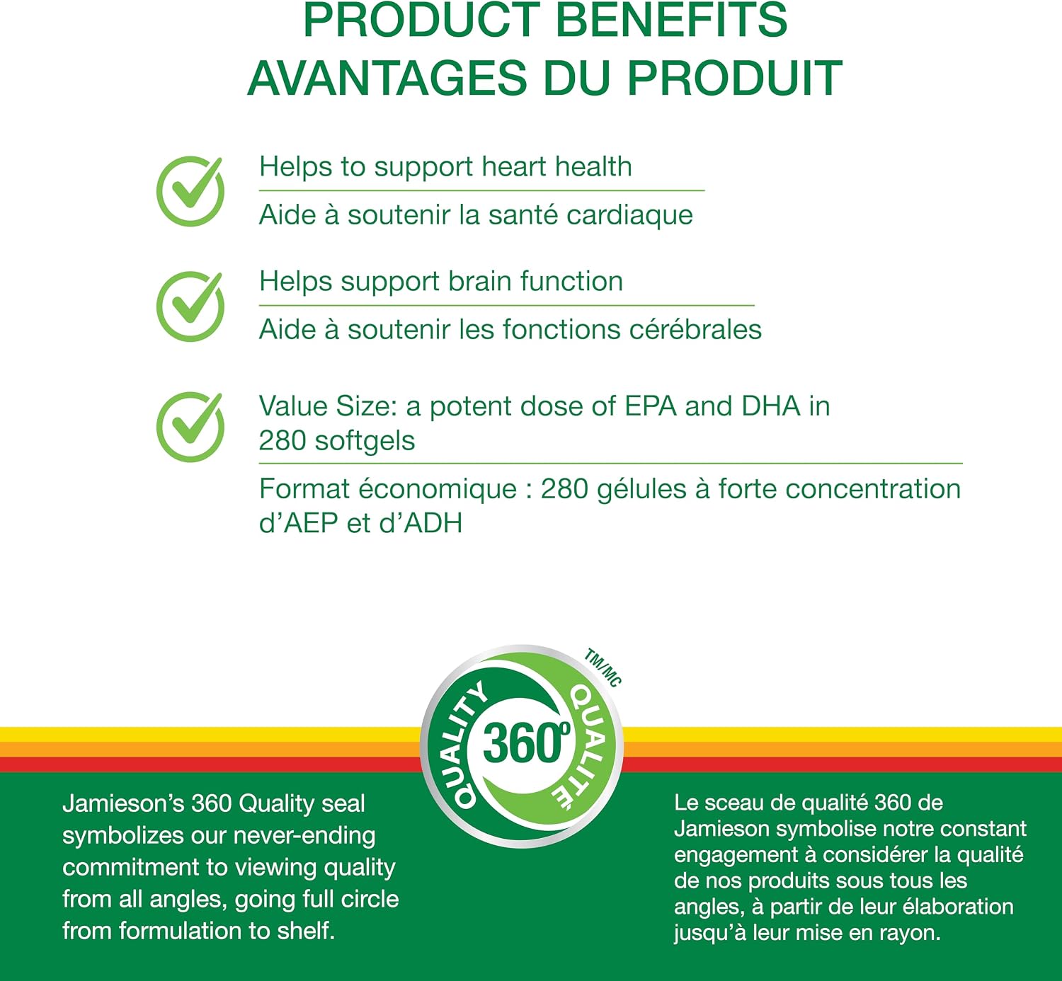 Detalle de Jamieson Fish Oil Softgels 1,000 mg